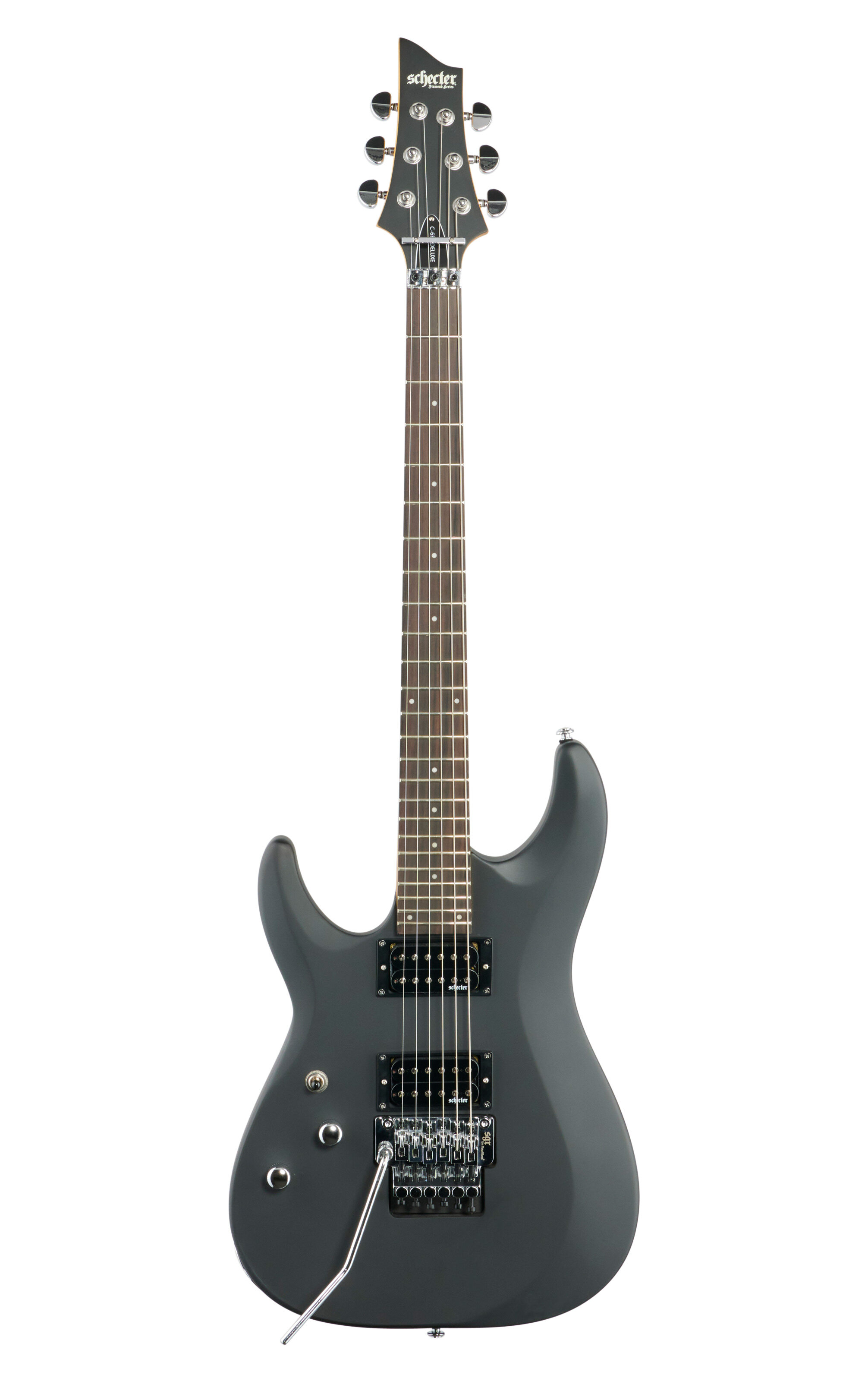 Schecter C-6FR Deluxe Lefty EG Satin Black -  436