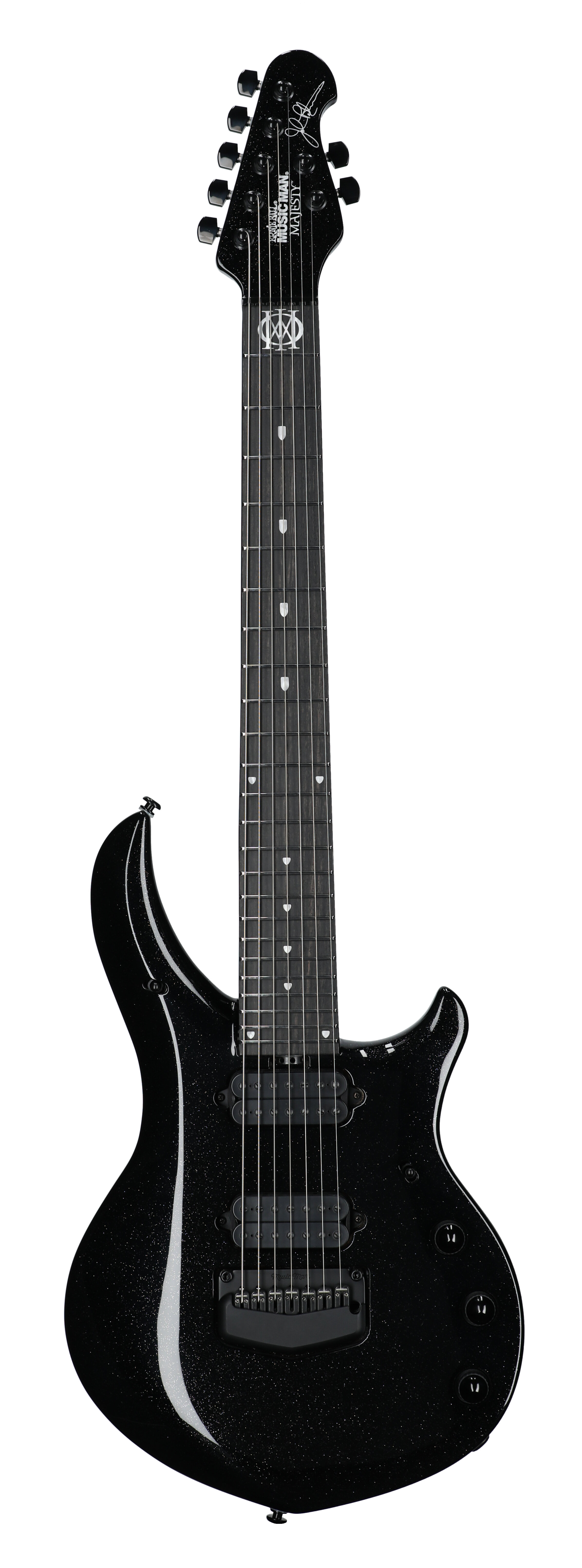 Music Man Majesty 7 EG with MONO Black Frosting -  Ernie Ball Music Man, 618-24-50-00-MB-BM