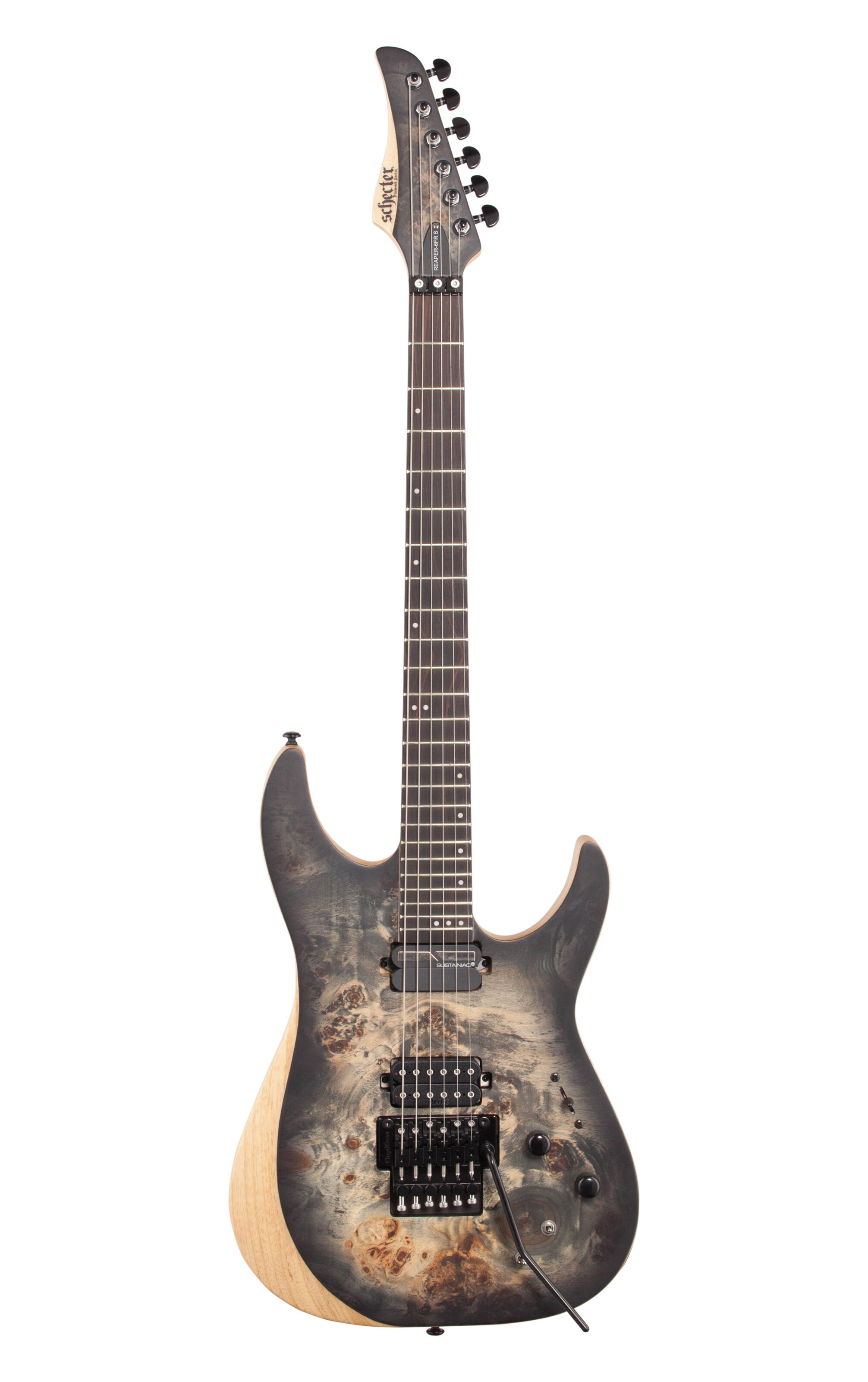Schecter Reaper 6FRS Electric Guitar Charcoal Bst -  1506