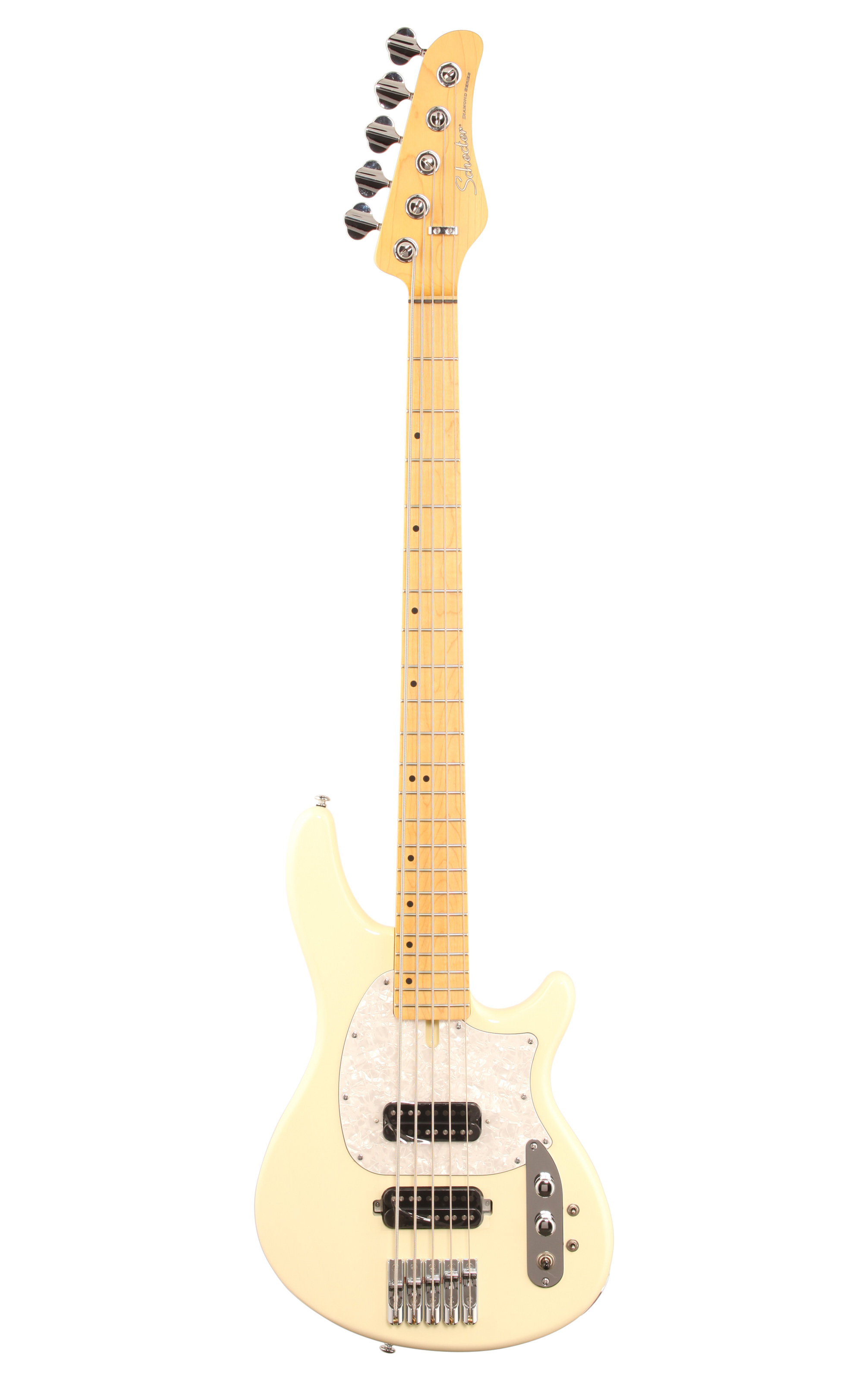 Schecter CV5 Bass Guitar Ivory -  2495