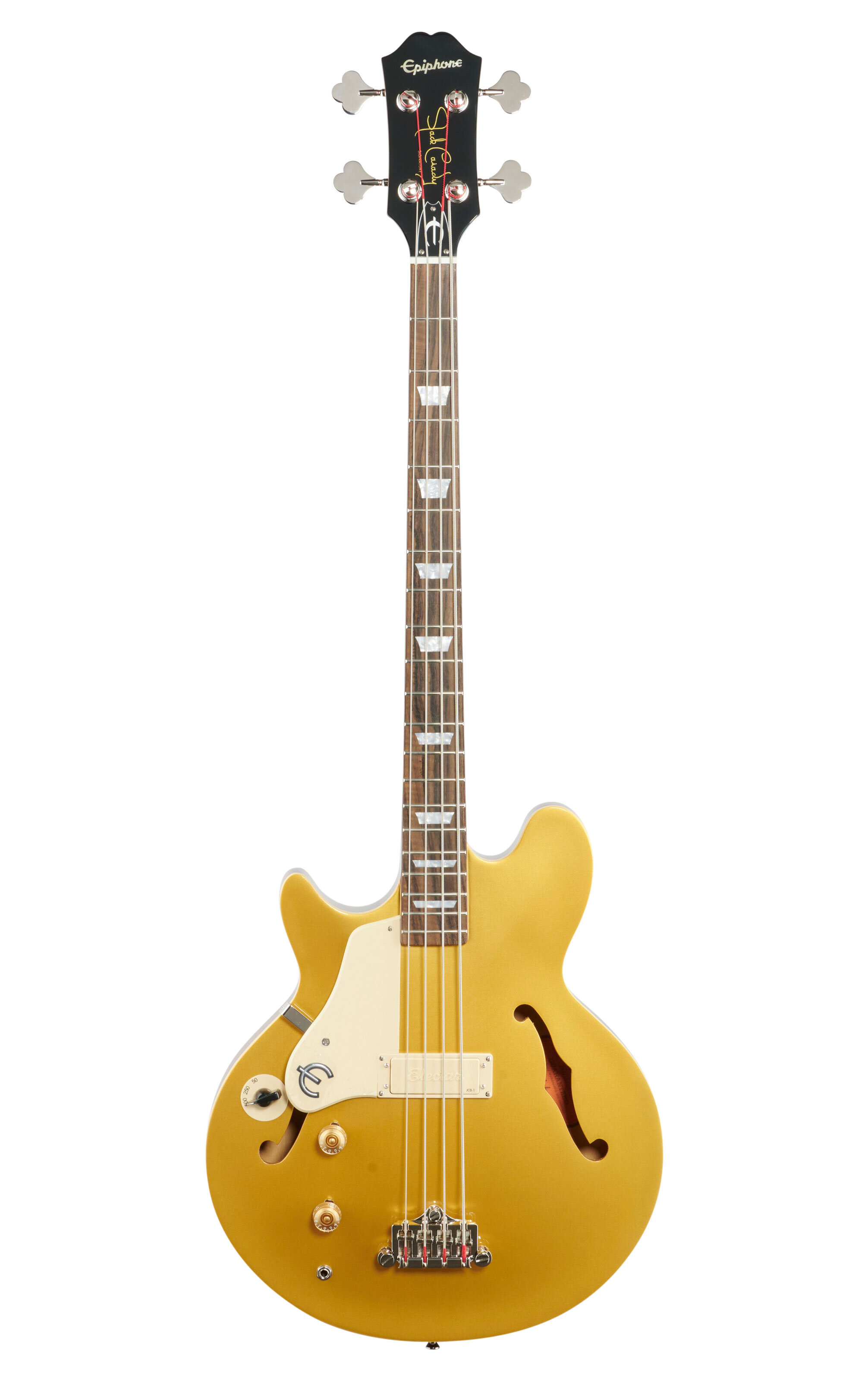 Epiphone Jack Casady Bass Lefty Metallic Gold