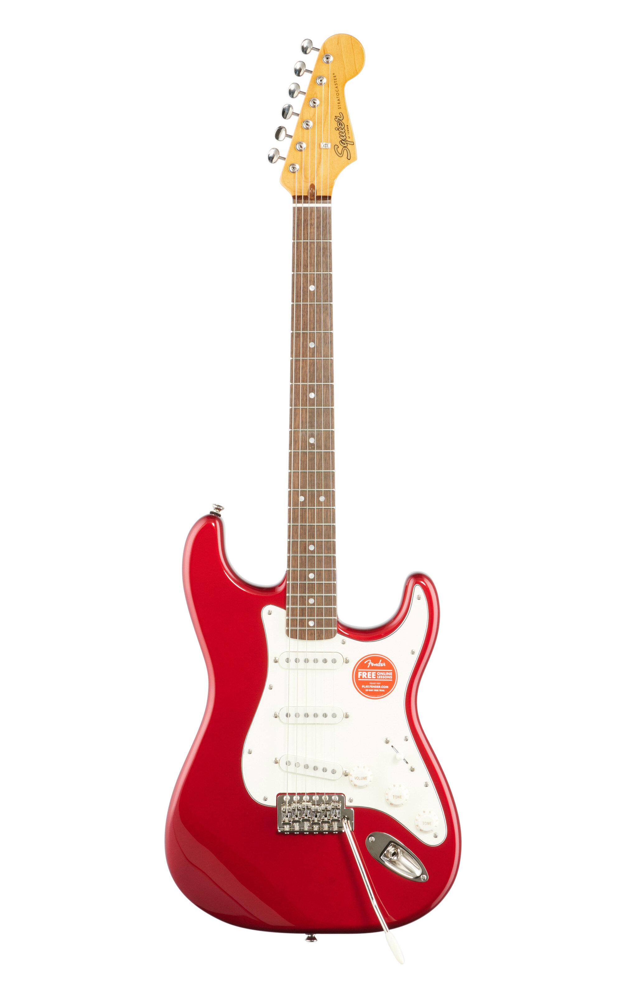 Squier Classic Vibe 60s Strat LRN Candy Apple Red -  0374010509
