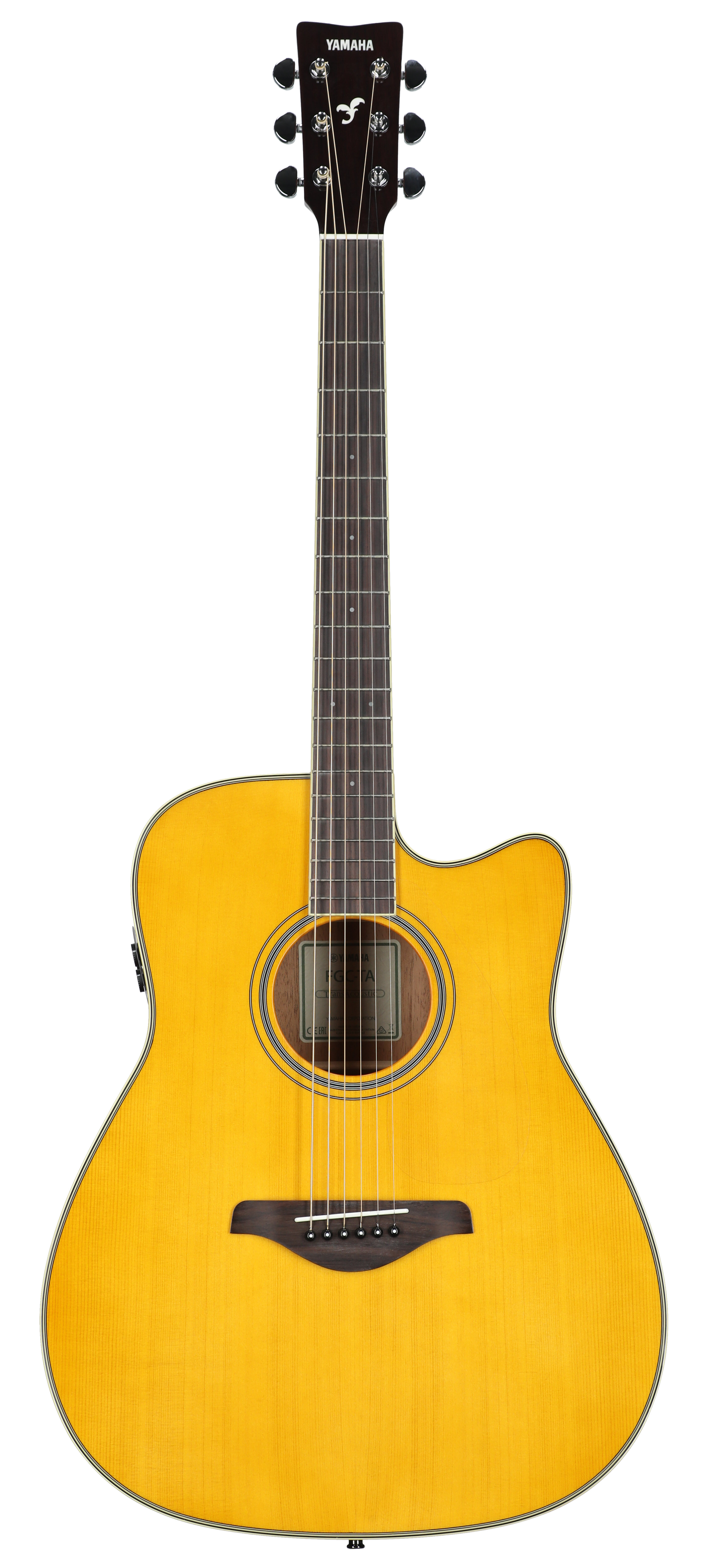 Yamaha FG Cutaway Trans Acoustic Vintage Tint