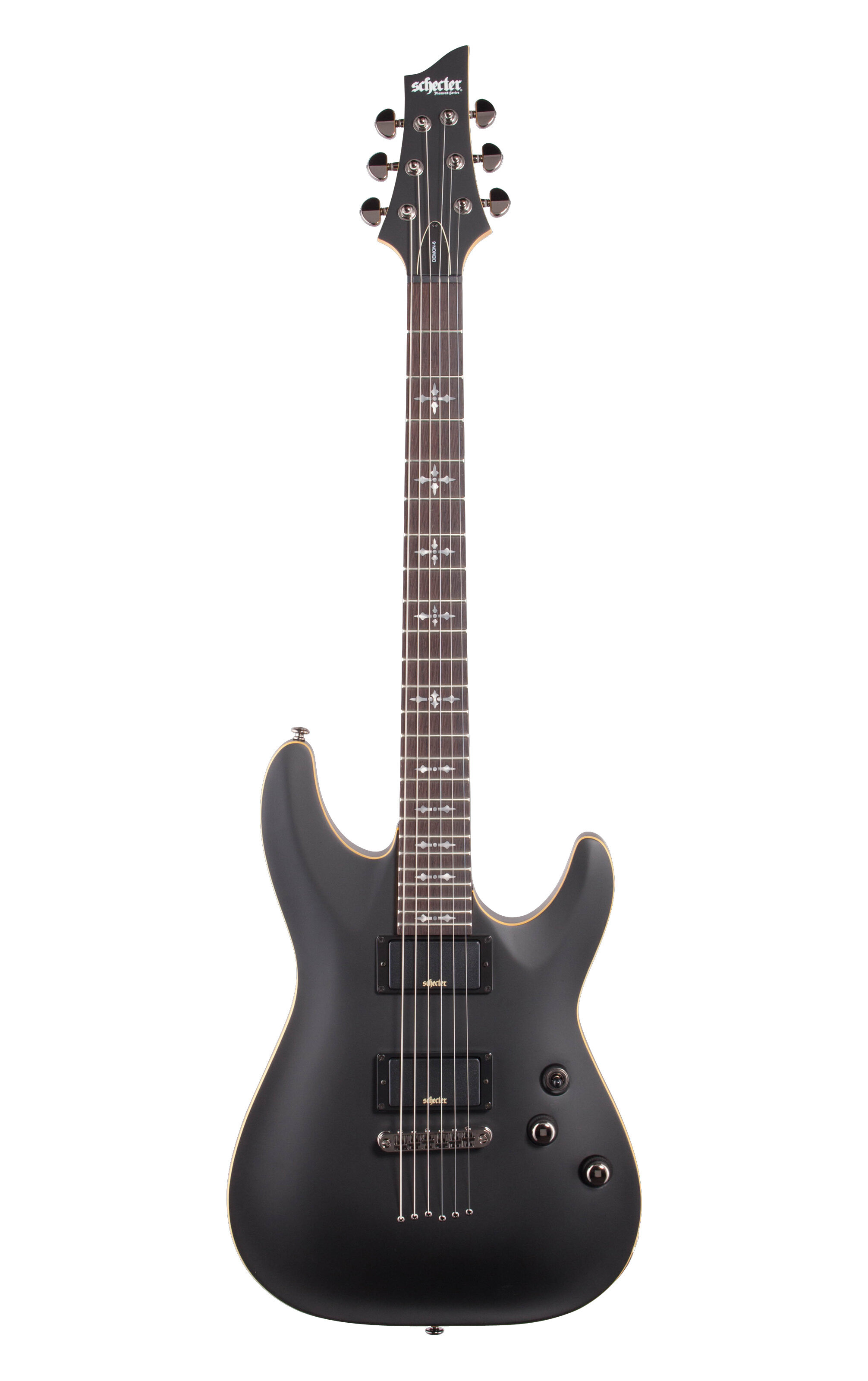 Schecter Demon 6 Electric Guitar Aged Black Satin -  3660