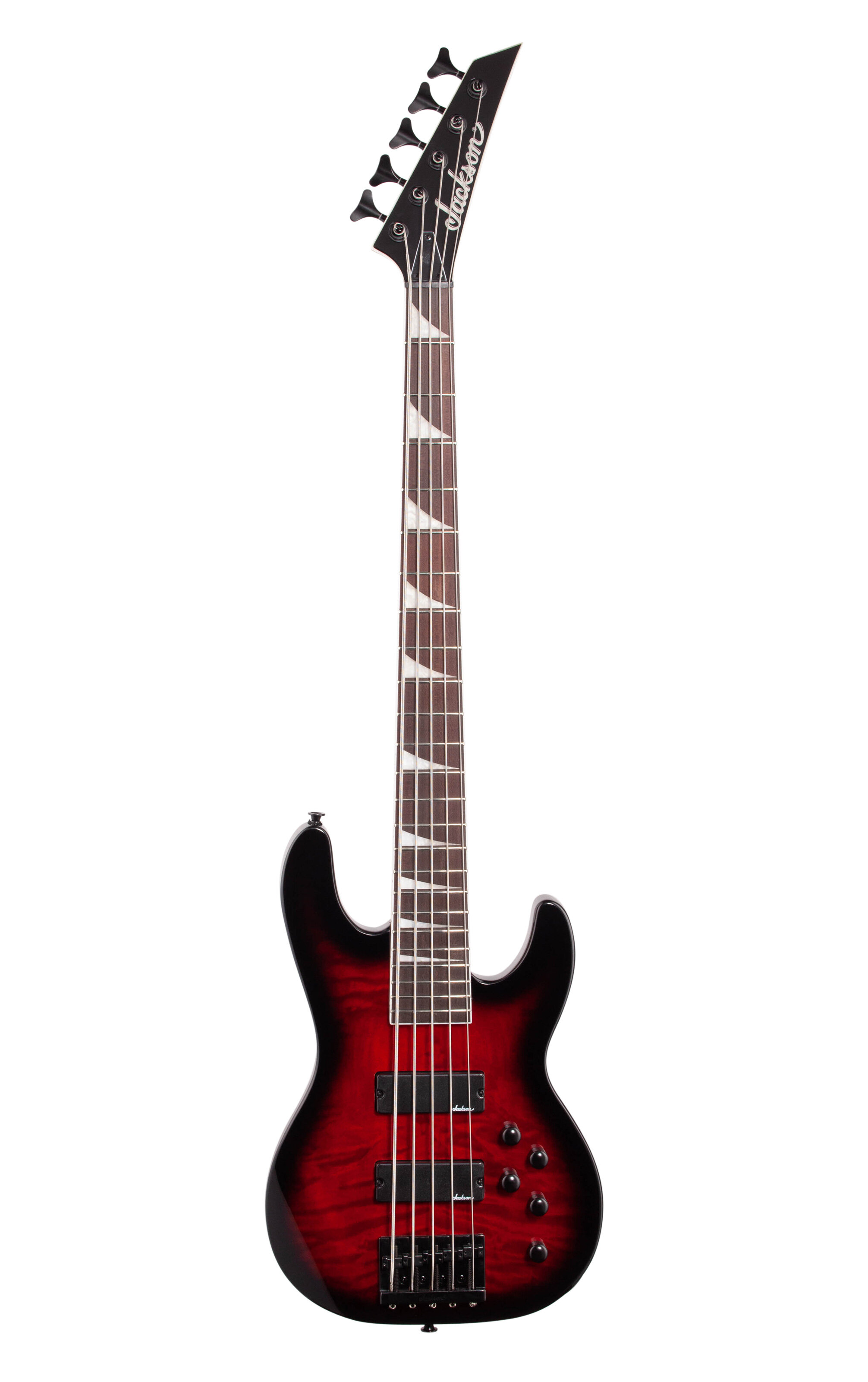 Jackson JS3VQ Quilt Concert Bass 5 String AMN Red -  2919021502