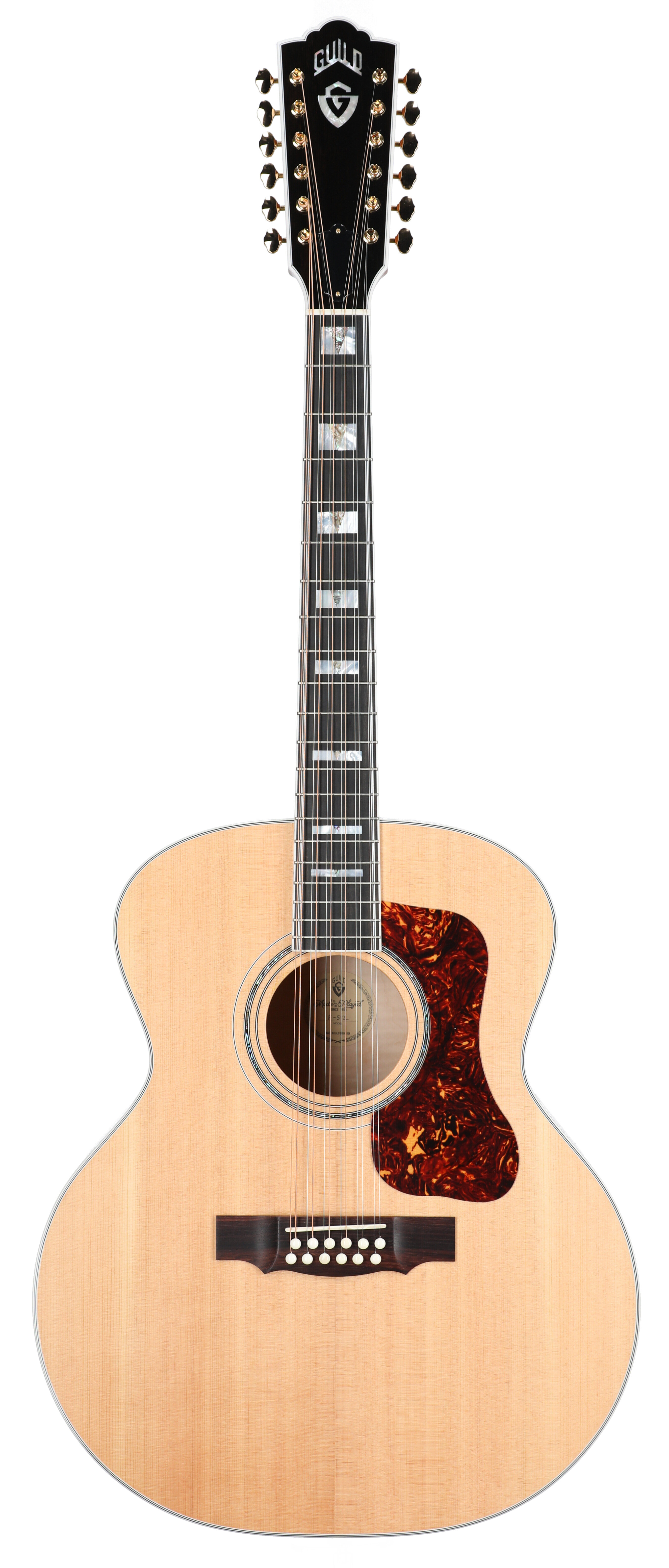 Guild F512 Jumbo Maple 12 String Acoustic Guitar -  385-3660-801