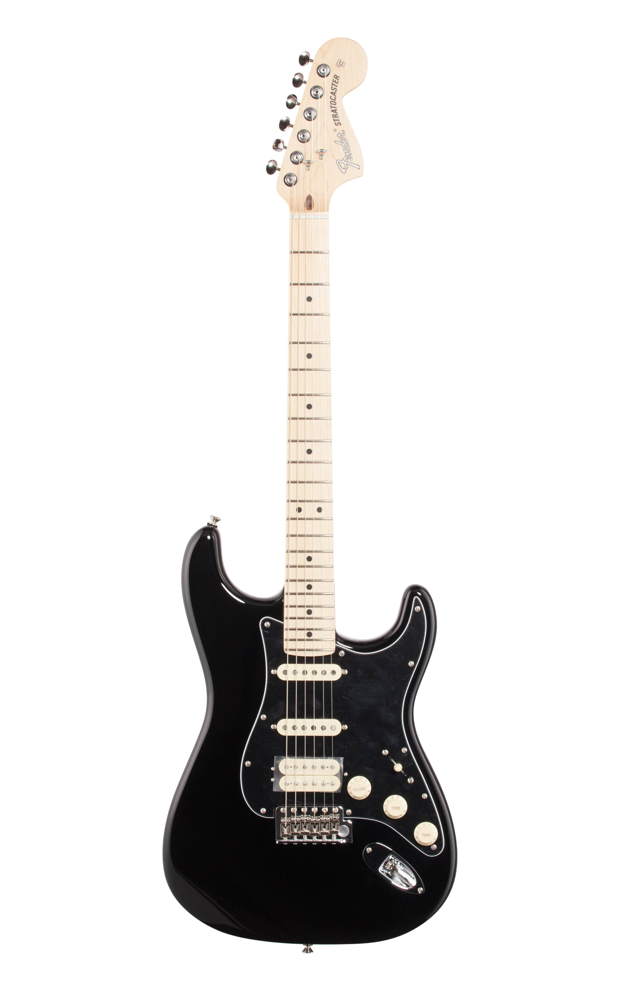 Fender American Performer Strat HSS MN Black W/B