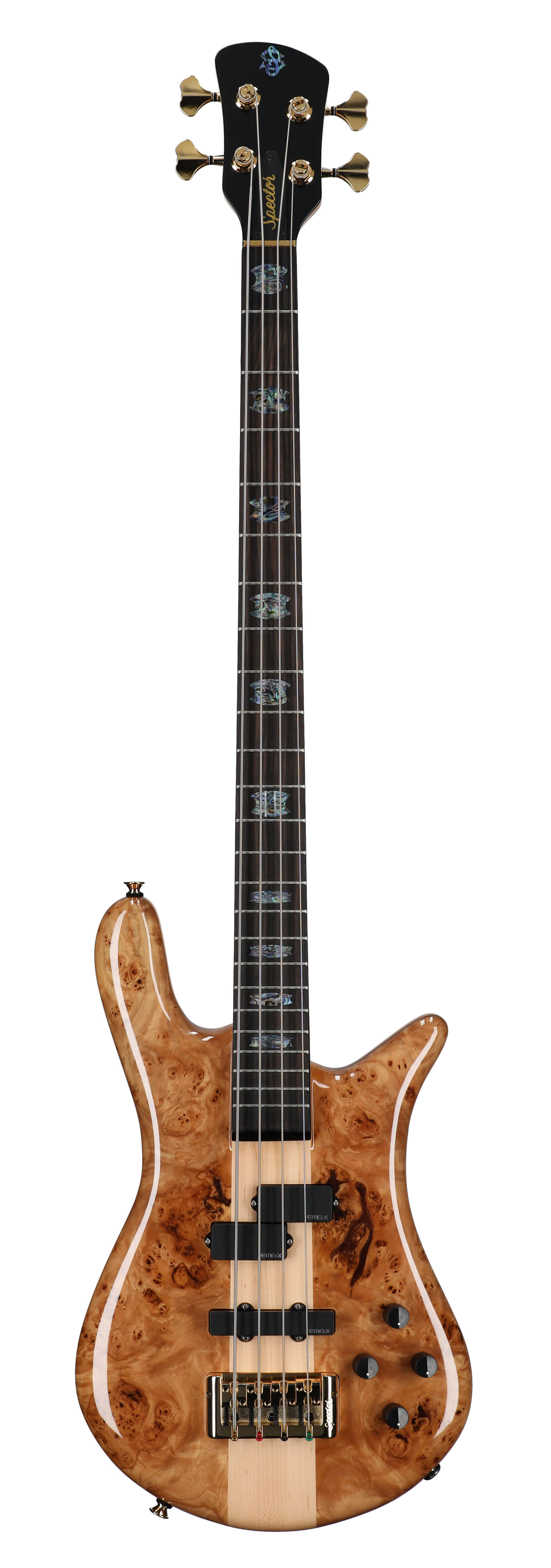 Spector Euro 4 Custom Bass with Bag Natural Gloss