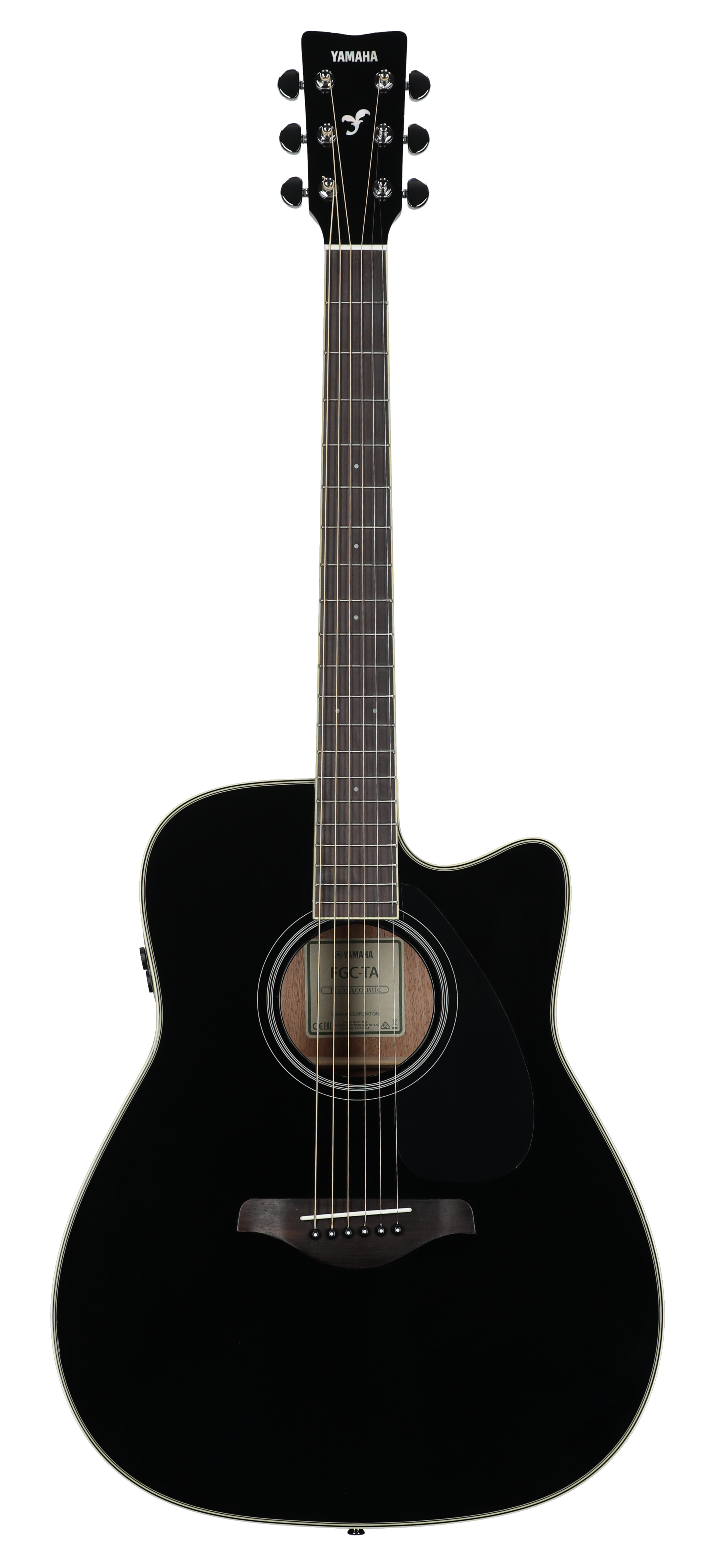 Yamaha FG Cutaway Trans Acoustic Black
