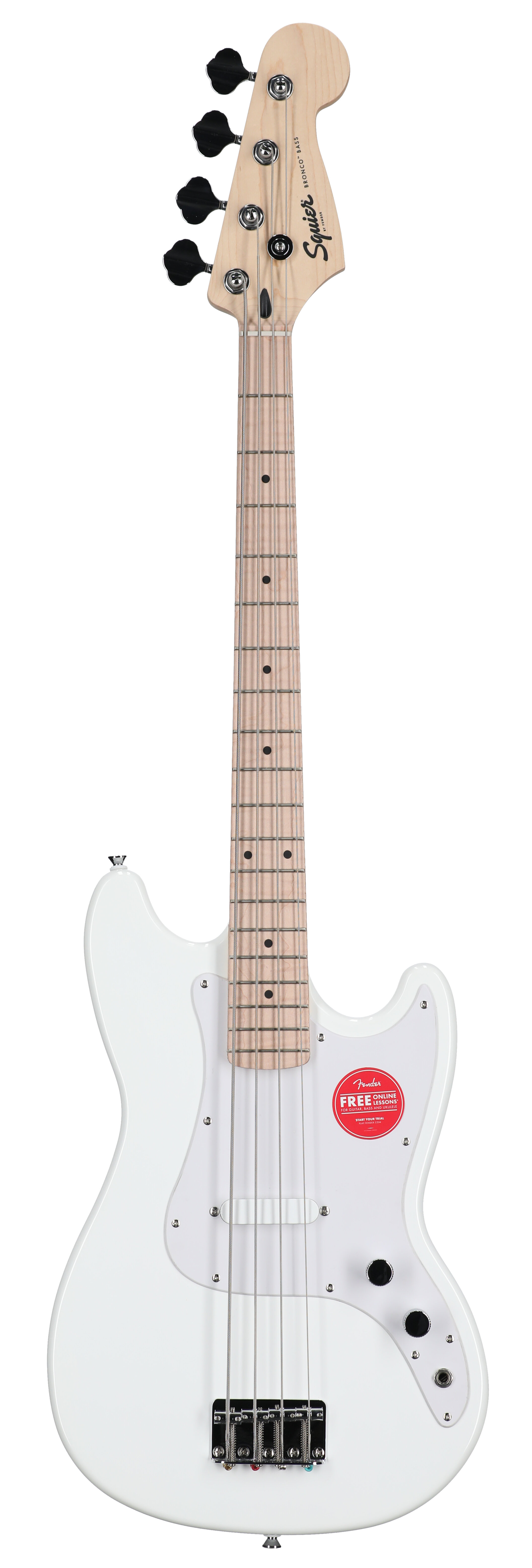 Squier Sonic Bronco Bass Maple Neck Arctic White