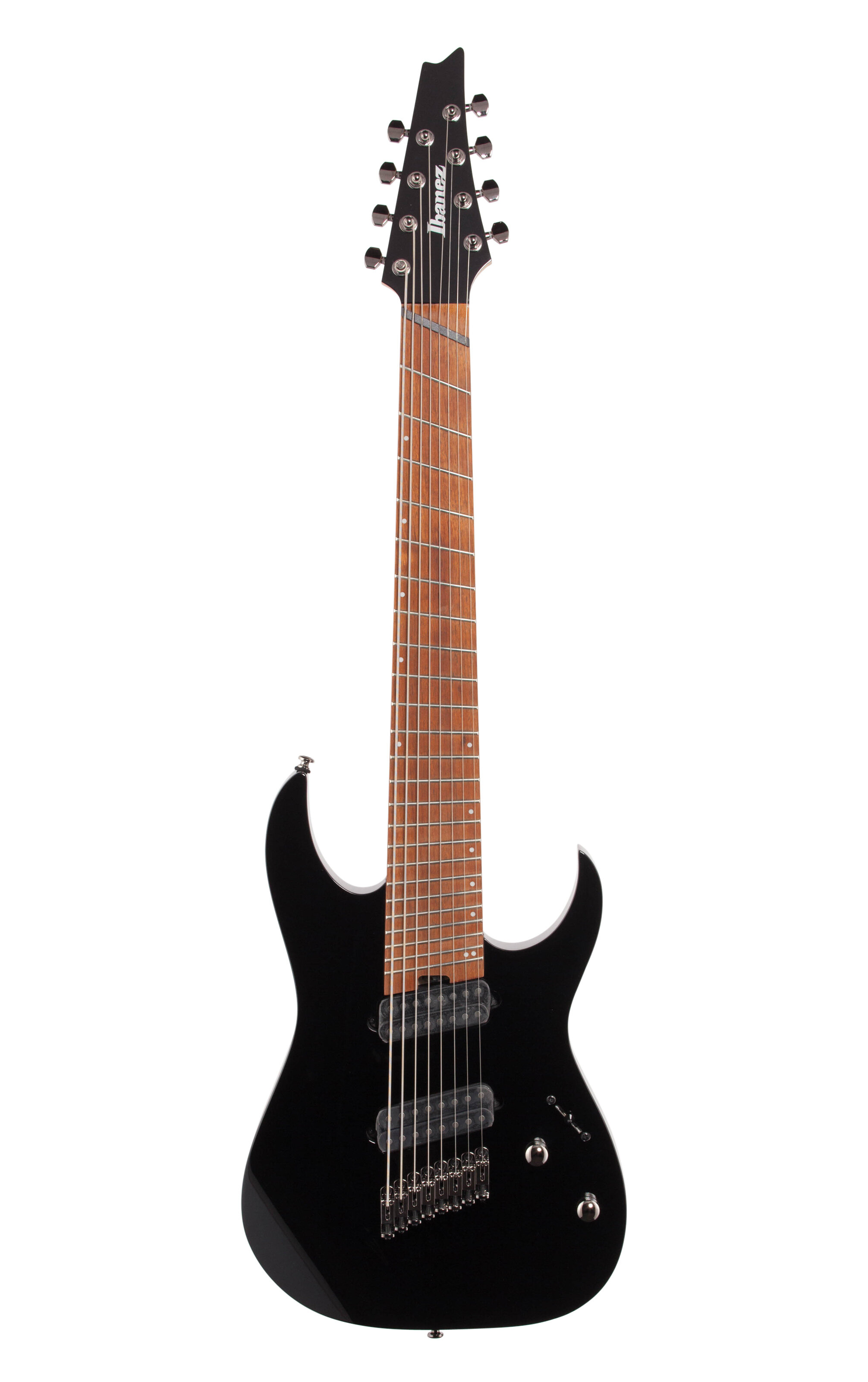 Ibanez RGMS8 Multi Scale Electric Guitar Black -  RGMS8BK