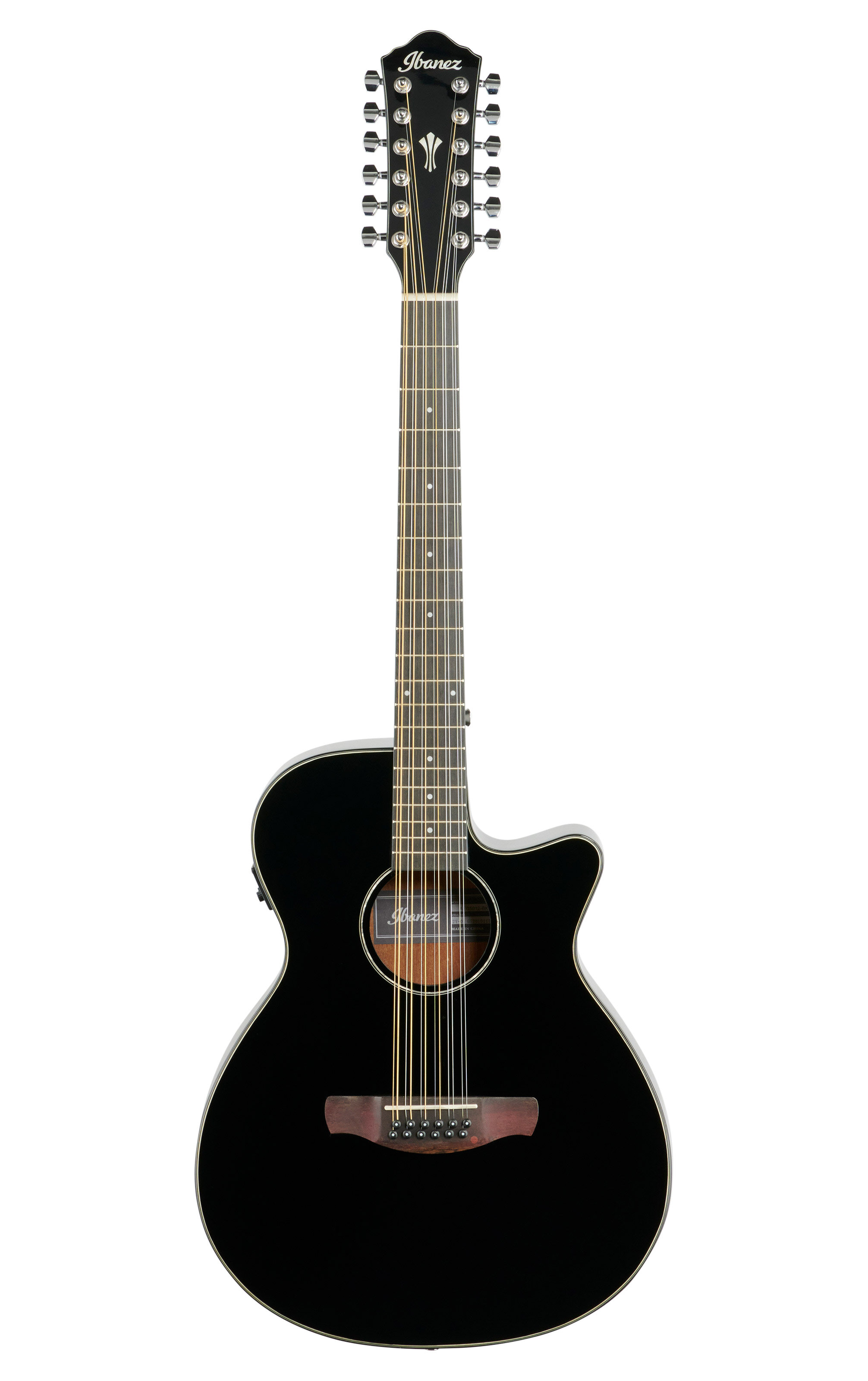 Ibanez AEG5012 Acoustic Electric Guitar Black