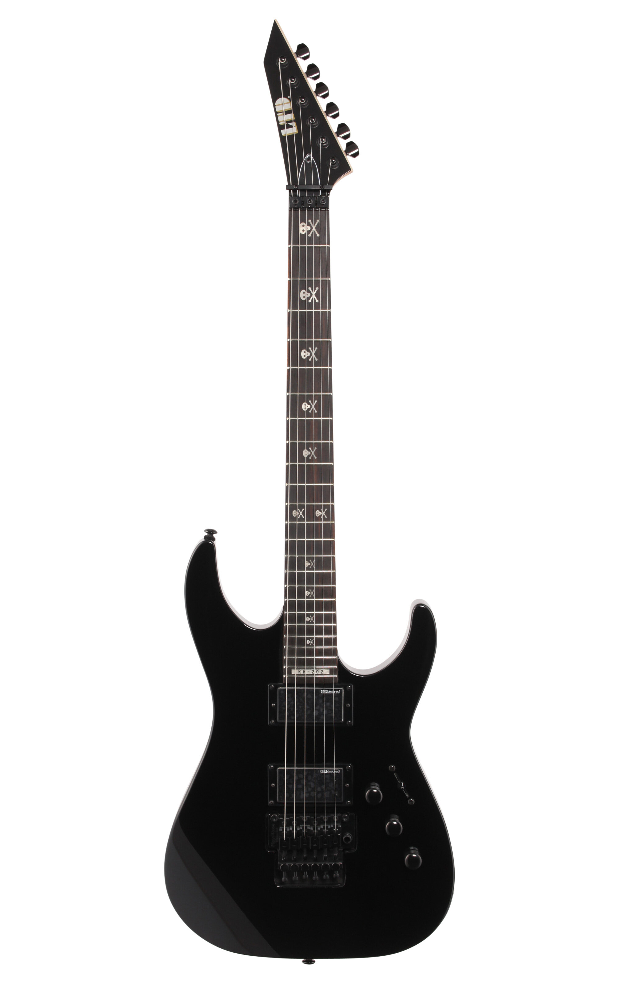 ESP KH202 Kirk Hammett LTD Signature Black -  ESP KH202 BK