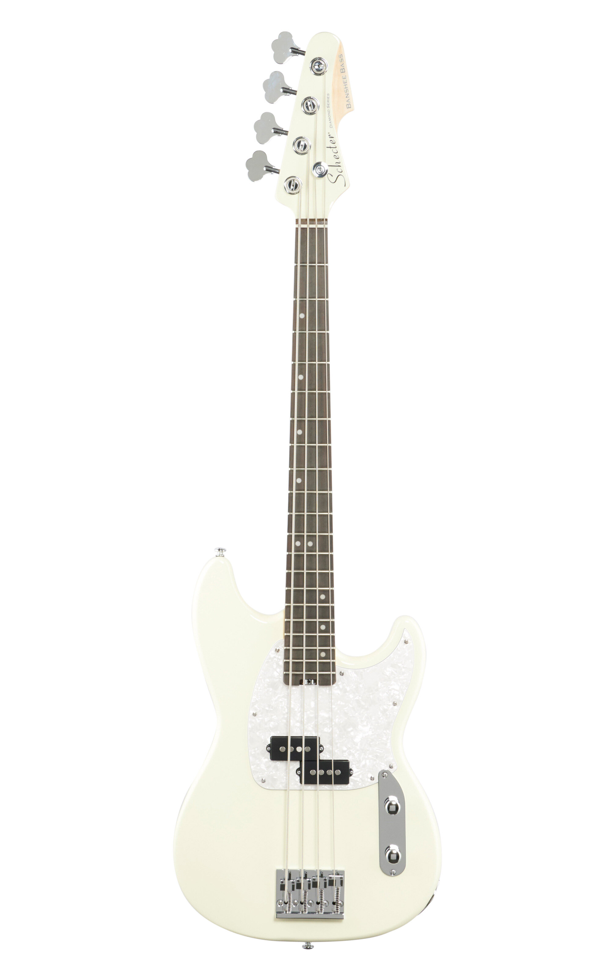 Schecter Banshee Bass Guitar Olympic White -  1442