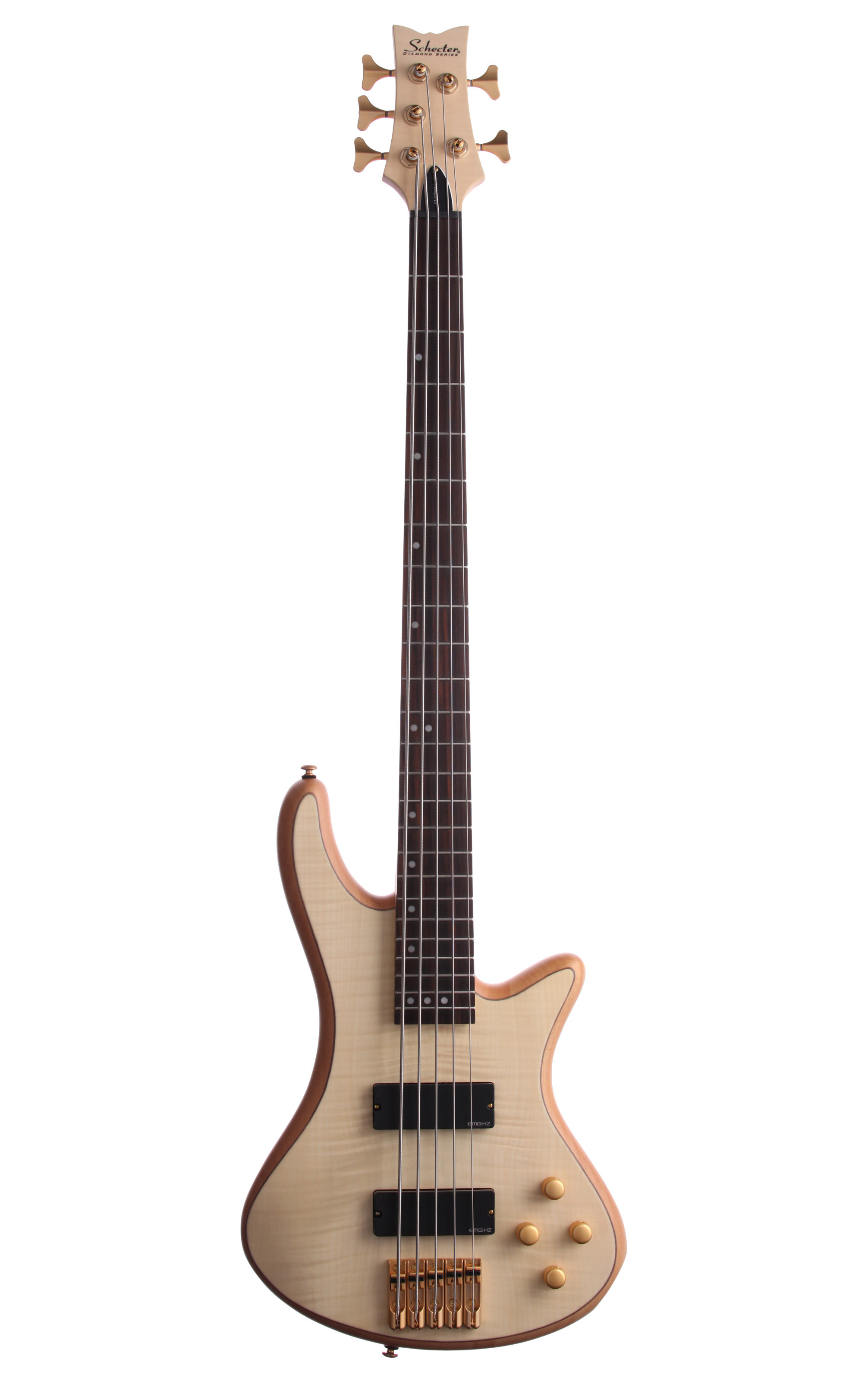 Schecter Stiletto Custom 5 String Bass Natural -  2541