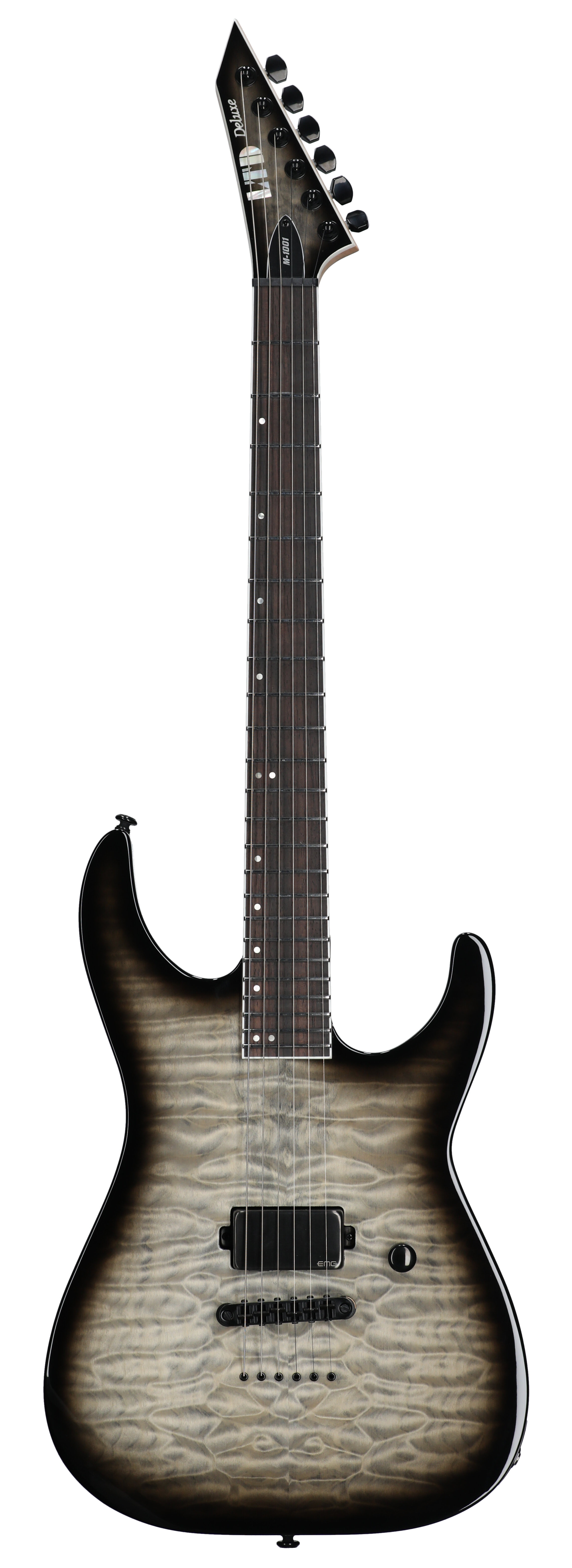 ESP LTD M1001NT QM Electric Guitar Charcoal Burst