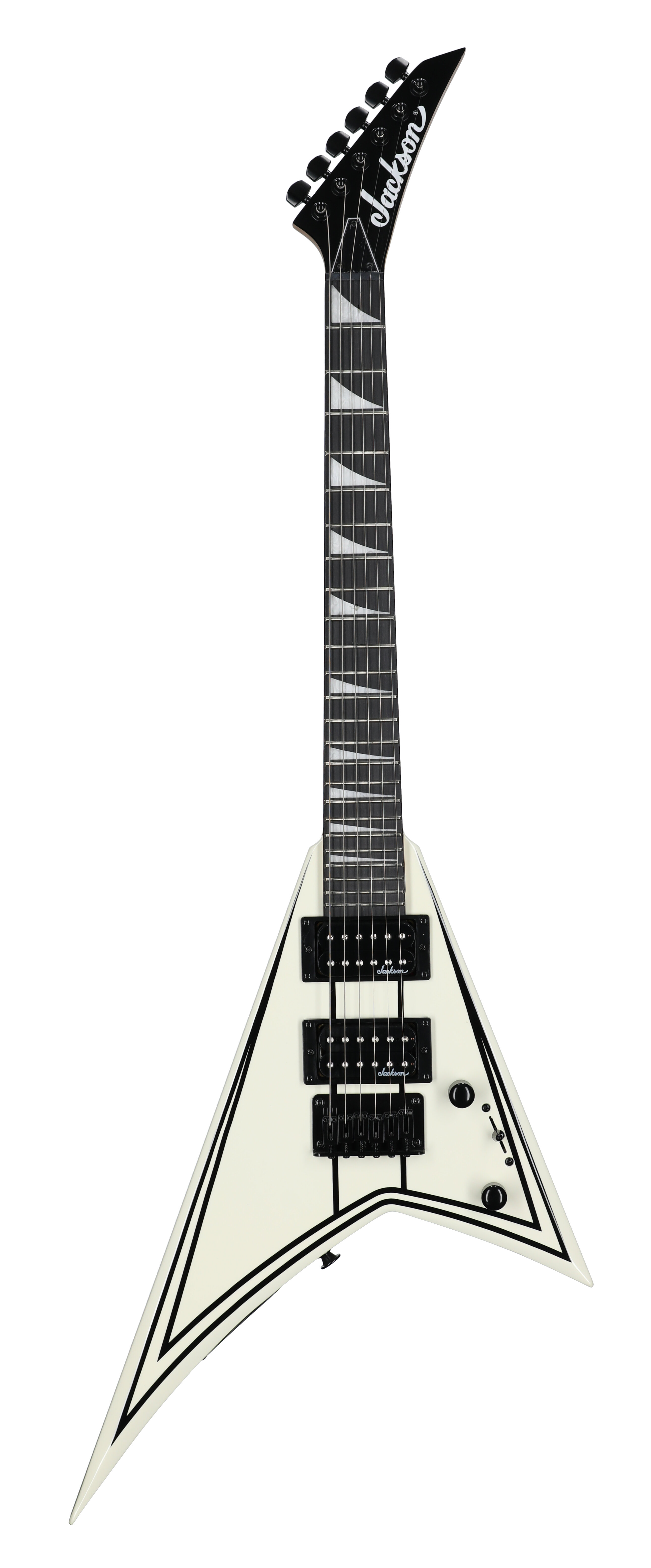 Jackson JS1X RR Minion 2/3 MN Snow White/Blk Pins