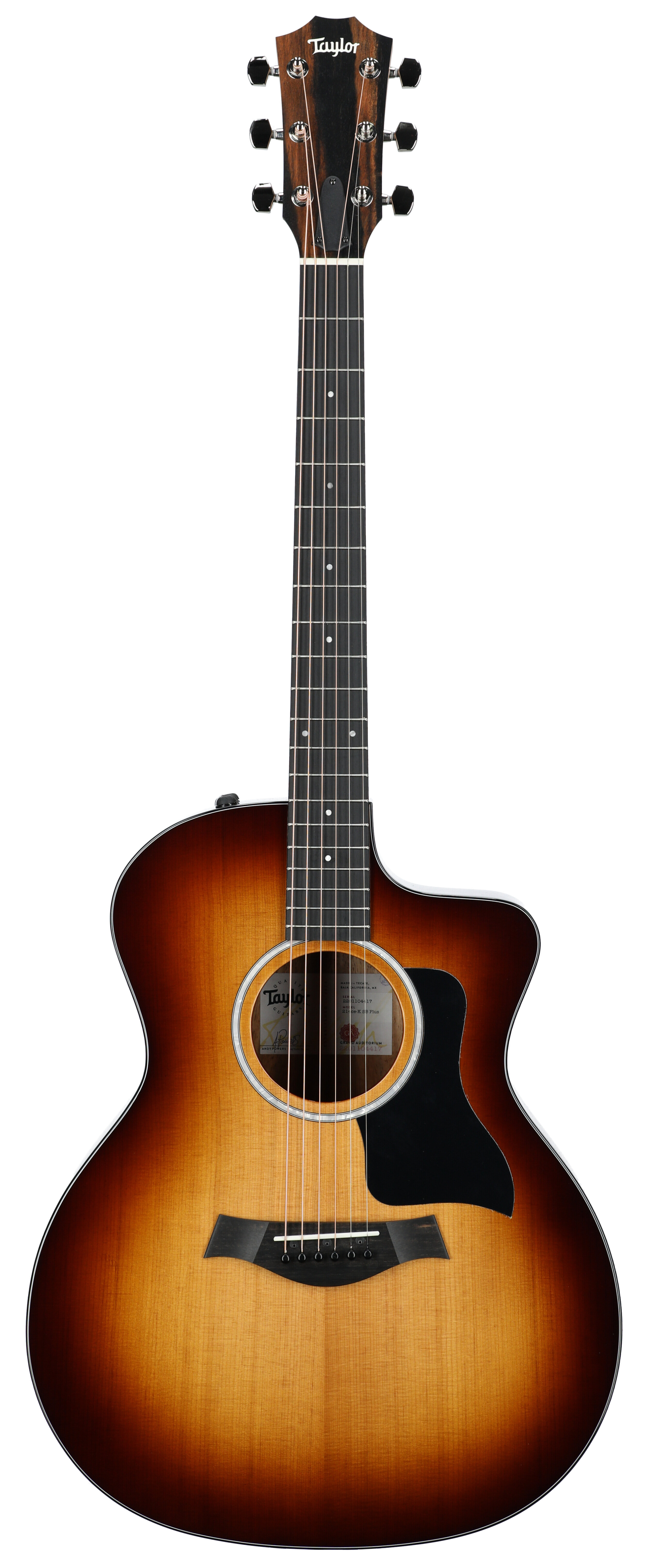 Taylor 214ce-K Plus G/Aud A/E Shaded Edgeburst