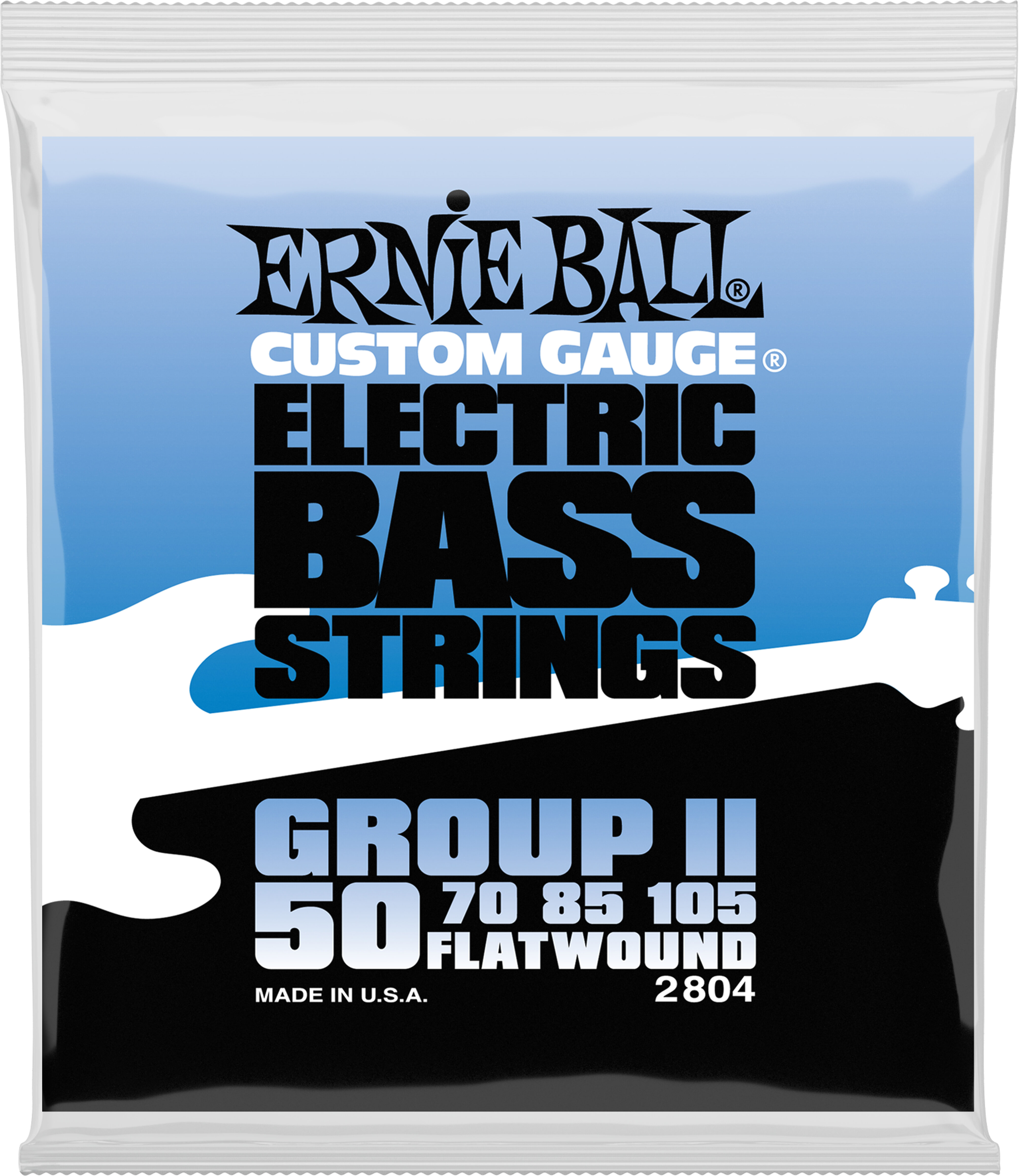 Ernie Ball P02804 Flatwound Group II Bass Set