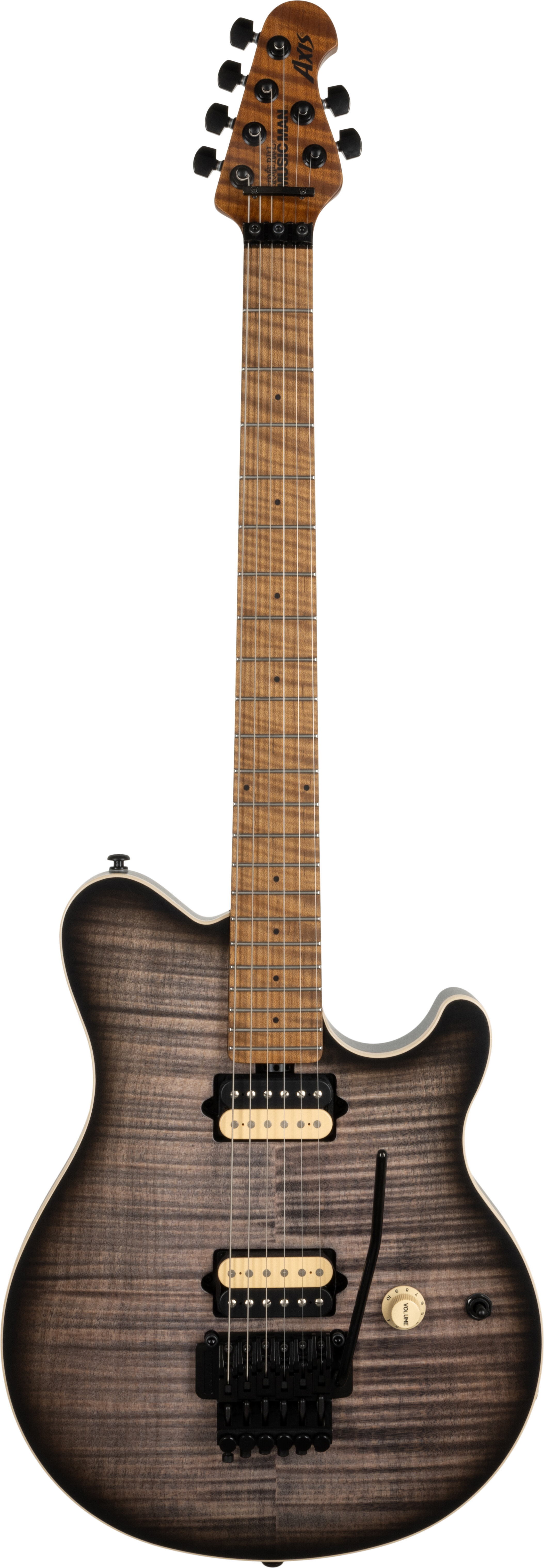 Music Man Axis EG w MONO Charcoal Cloud Flame -  Ernie Ball Music Man, 300-JF-R1-00-MB-BM