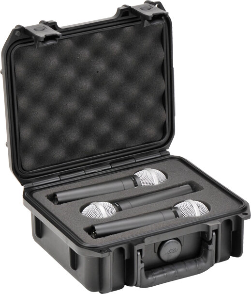 SKB 3I0907MC3 Injection Molded 3 Mic Case w/Foam