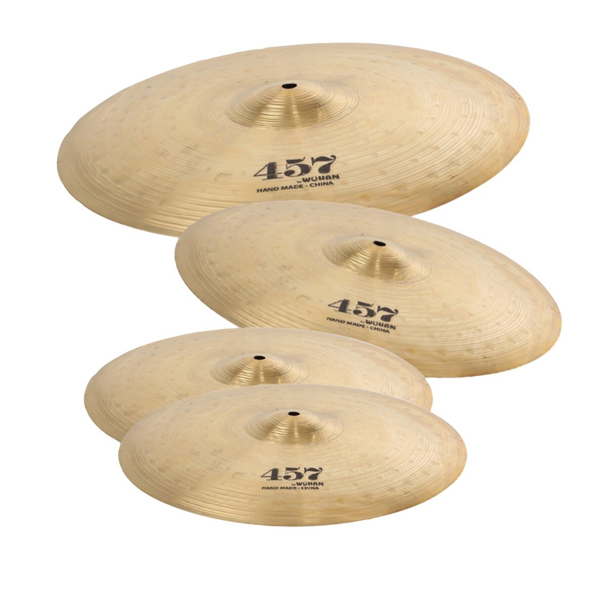Wuhan 457 Cymbal Set 14 Hi Hats 16 Crash 20 Ride