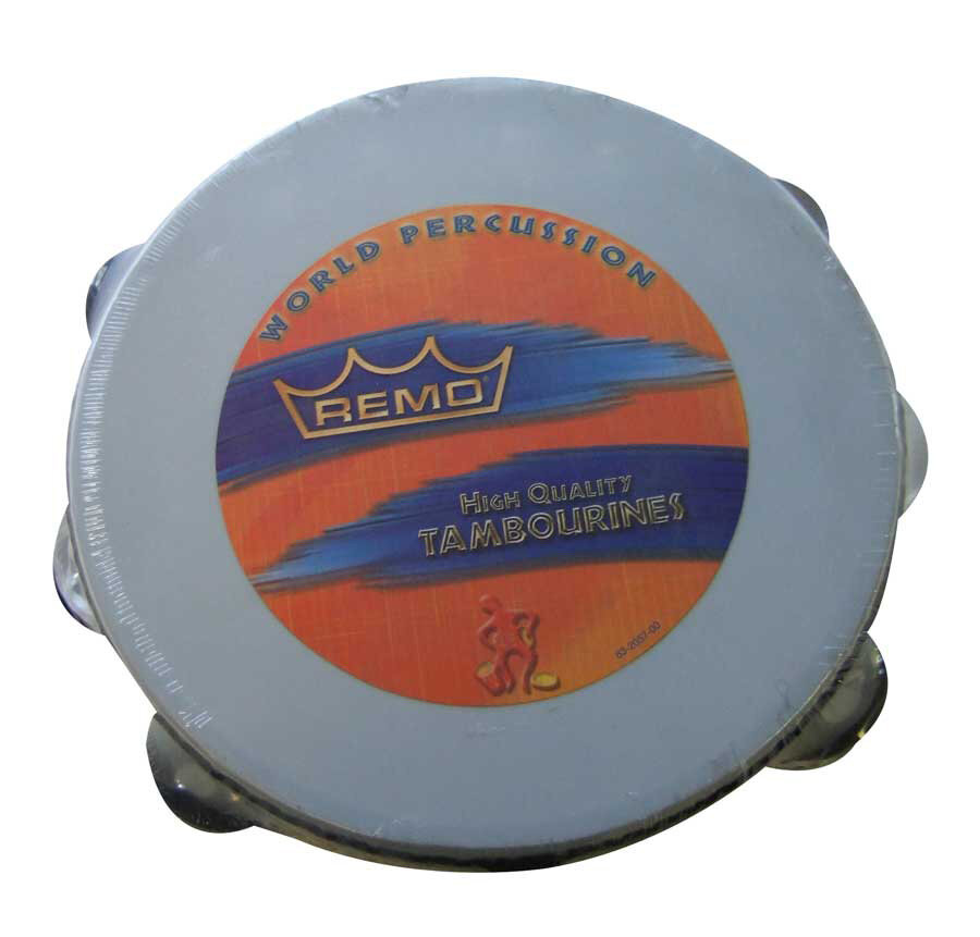 Remo Standard Tambourine 8 inch 8x2 Row