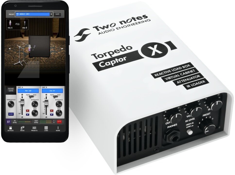Two Note Torpedo CaptorX AttDIIR Load Box 8 Ohm