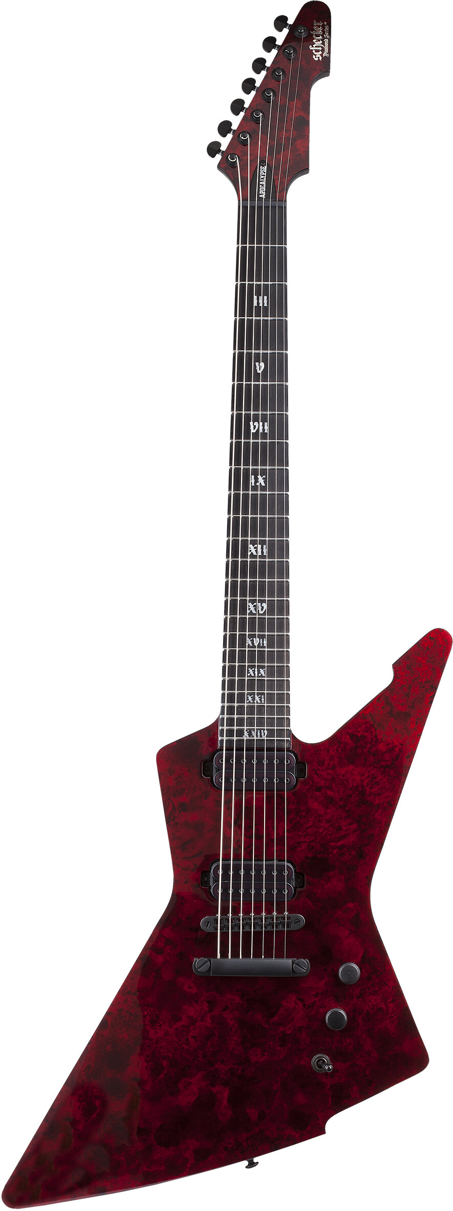 Schecter E-7 Apocalypse Electric Guitar Red Reign -  1311