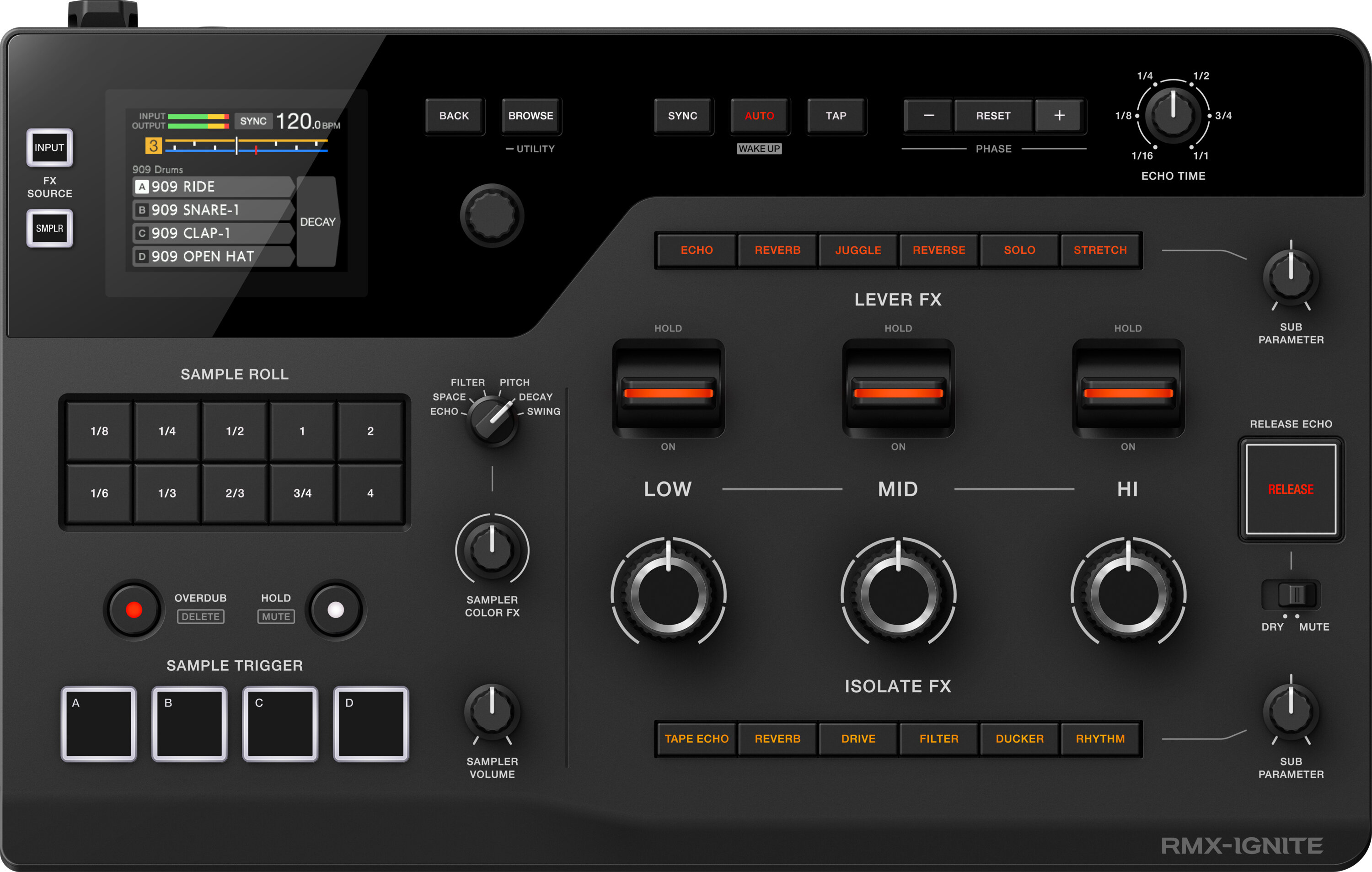 AlphaTheta RMX IGNITE DJ Effects