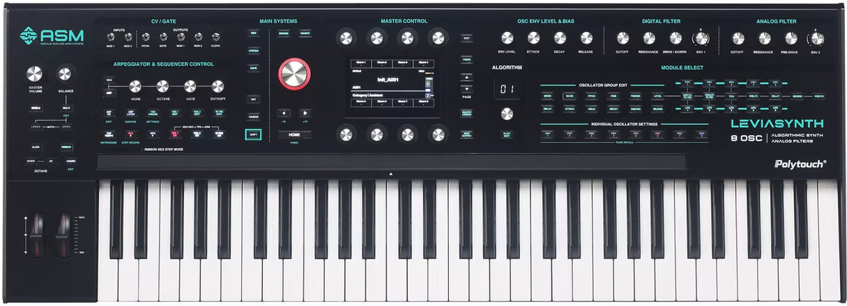 ASM Leviasynth Keyboard 61 Key Keyboard Synth
