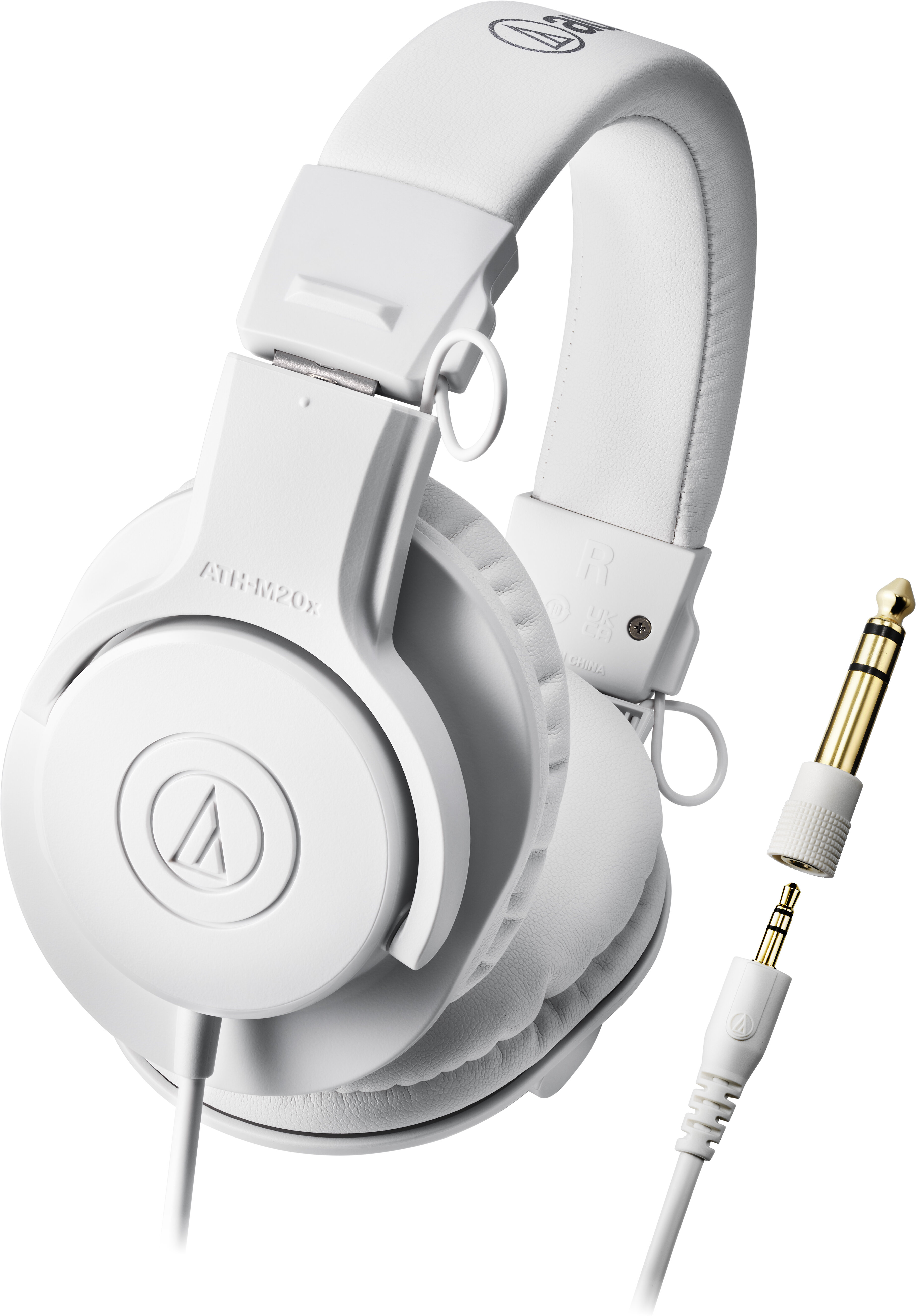 Audio Technica ATHM20x Headphones White
