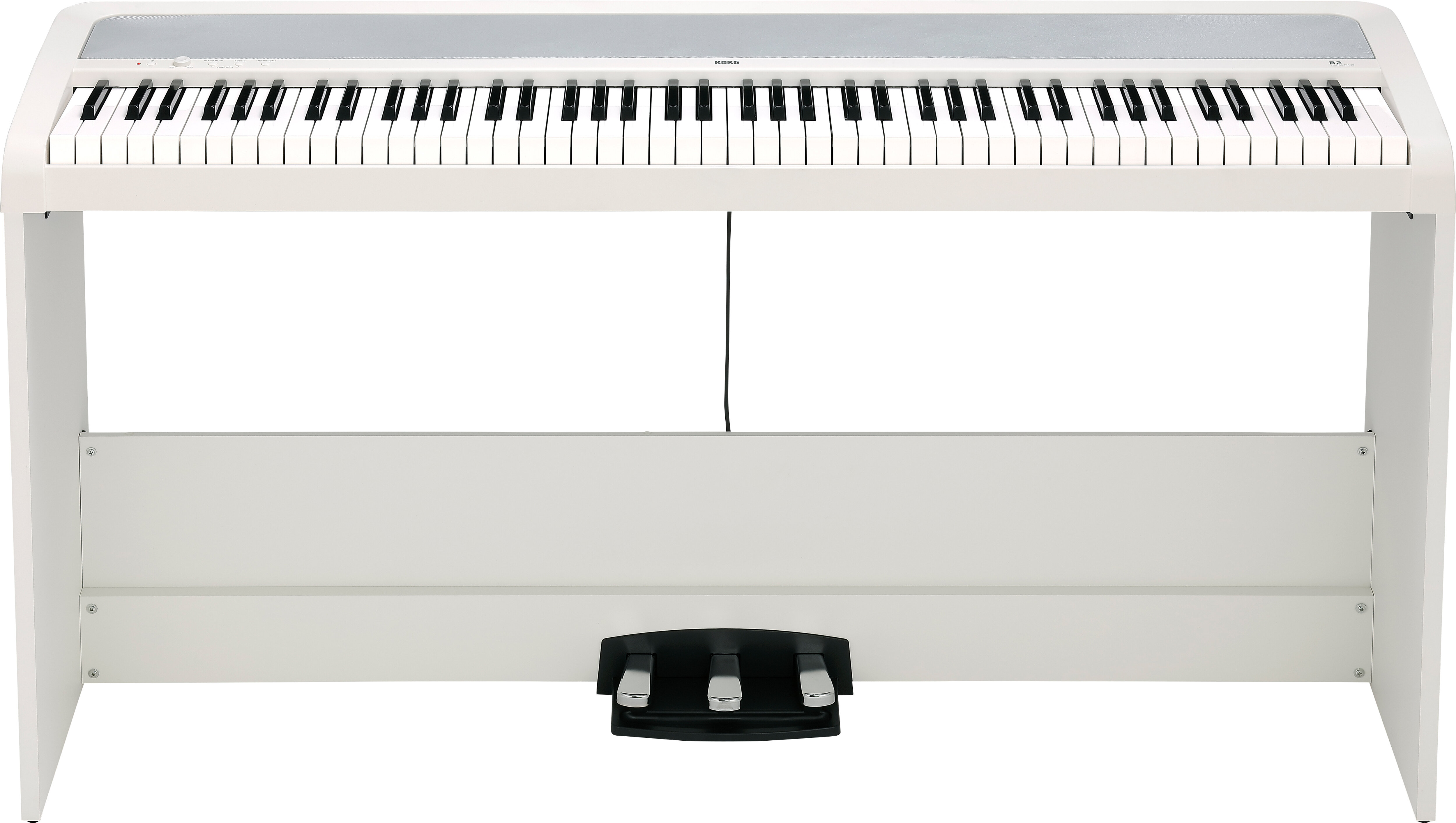 Korg B2 88 Key Digital Piano In White w/Stand Ped -  B2SPWH