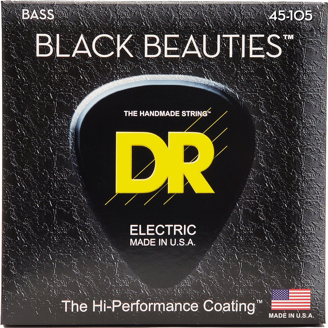DR Strings BKB45 Black Beauties Elec Bass String
