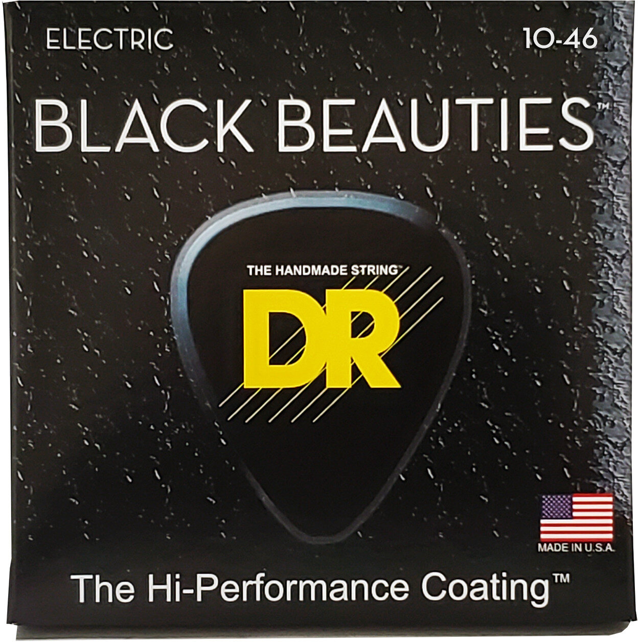 DR Strings BKE10 Black Beauties Elec Gtr Strings