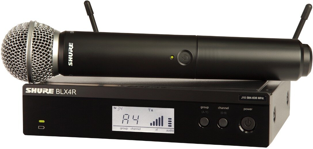 Wireless SM58 Vocal Sys H11 - Shure BLX24R/SM58-H11
