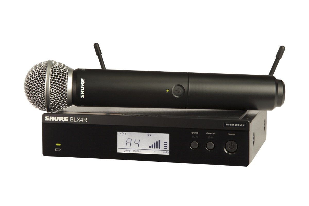 Wireless SM58 Vocal Sys H10 - Shure BLX24R/SM58-H10