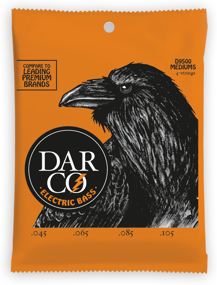 Darco D9500 Electric Bass Guitar Strings Medium