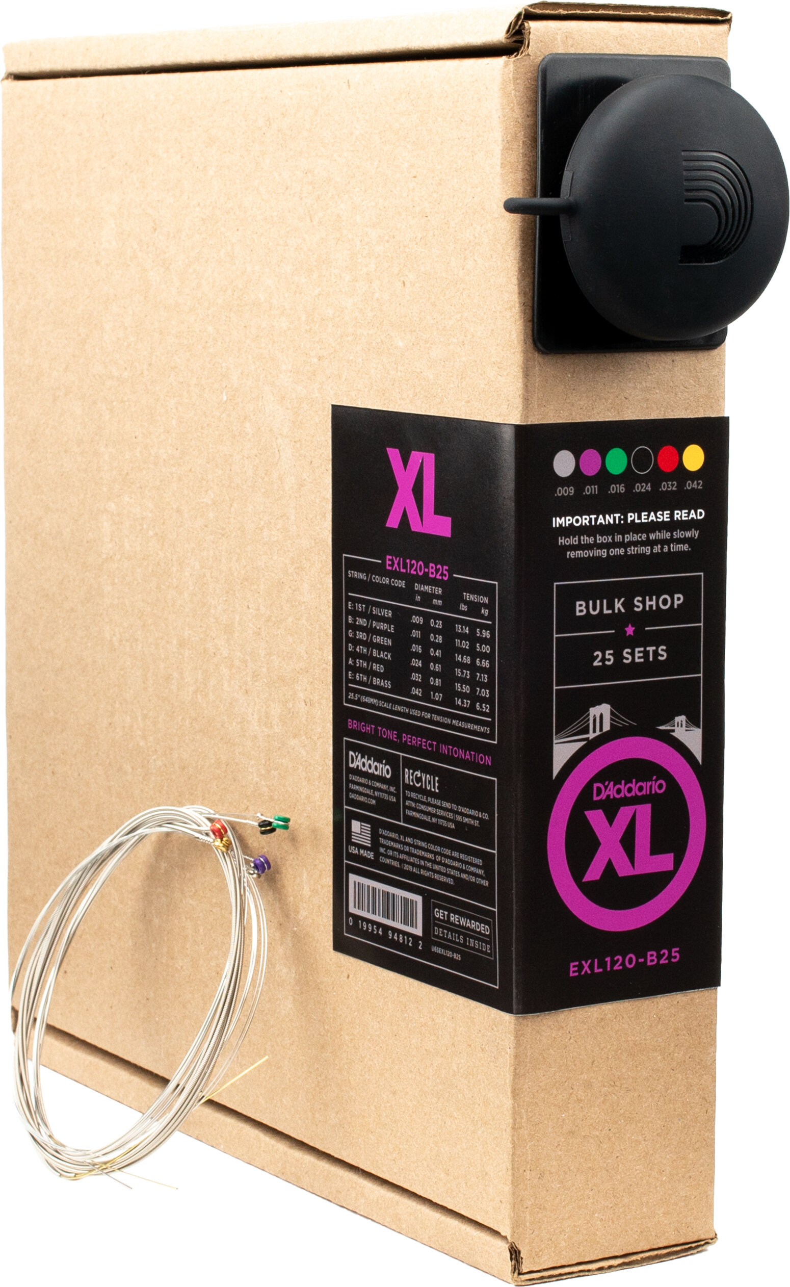 DAddario EXL120B25 Electric Guitar Strings 25 Pk