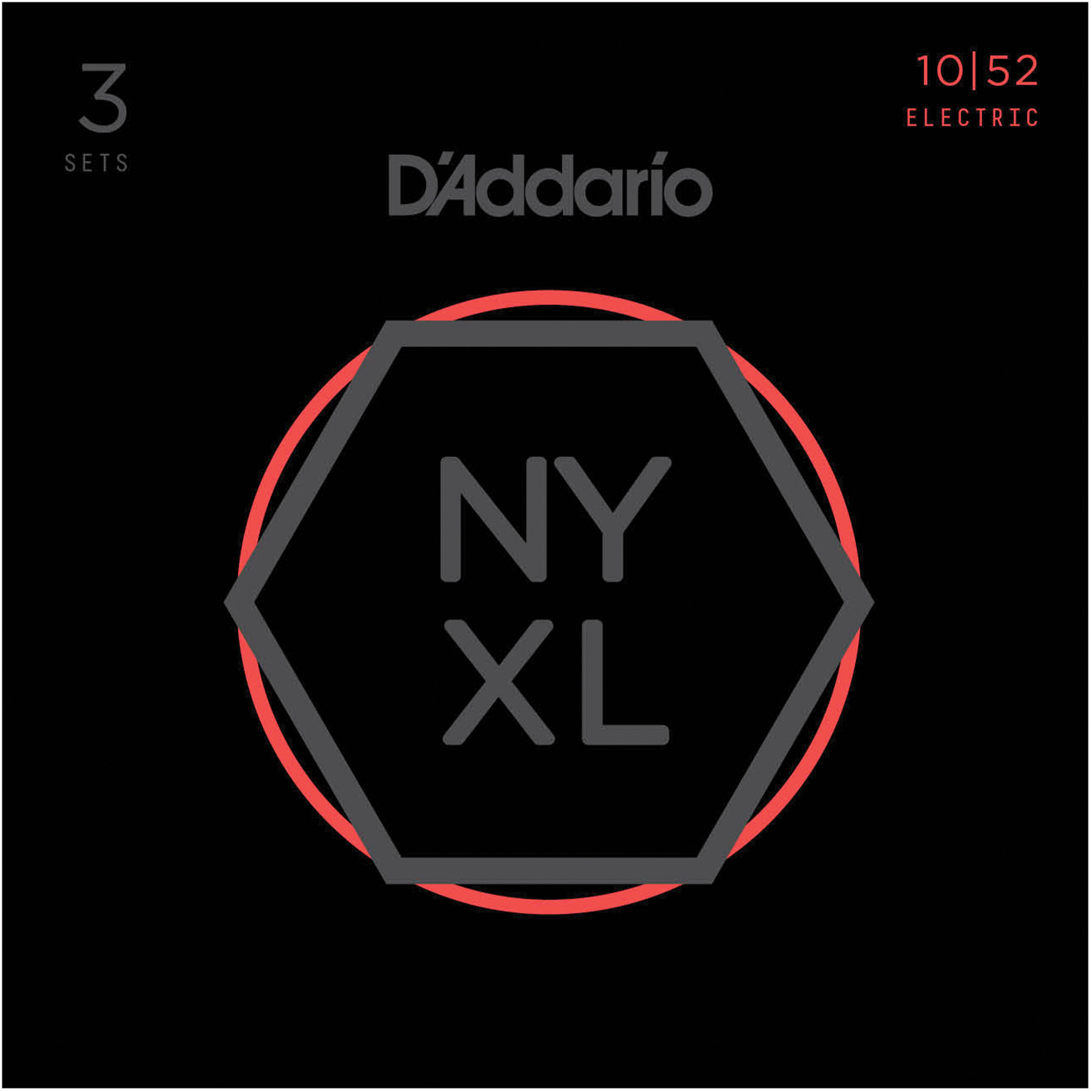 DAddario NYXL1052-3P Electric Guitar Strings 3PK -  D'Addario