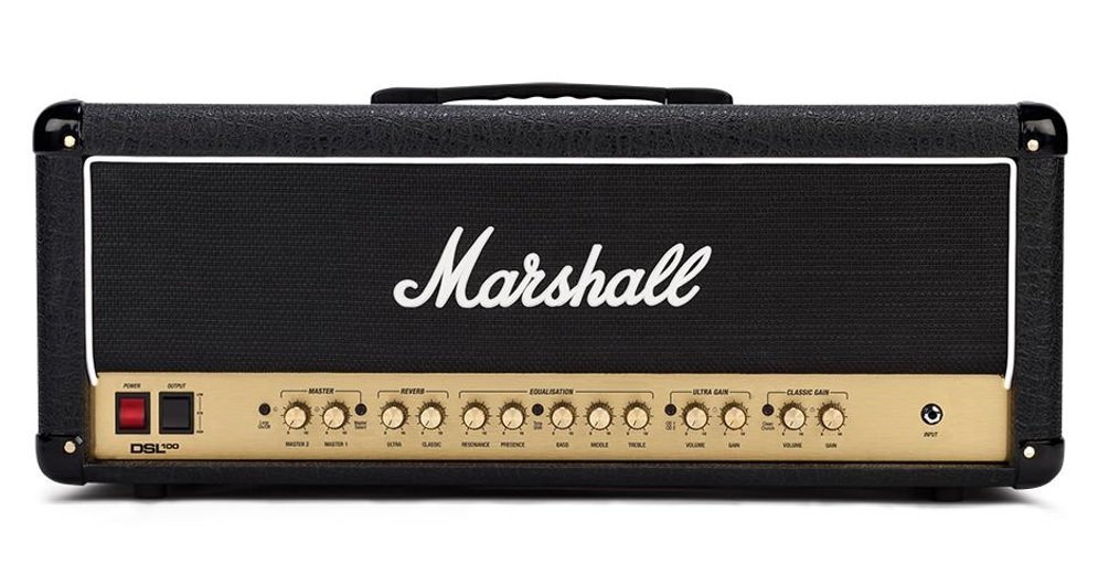 Marshall DSL100HR Amplifier Head 100 Watts -  M-DSL100HR-U