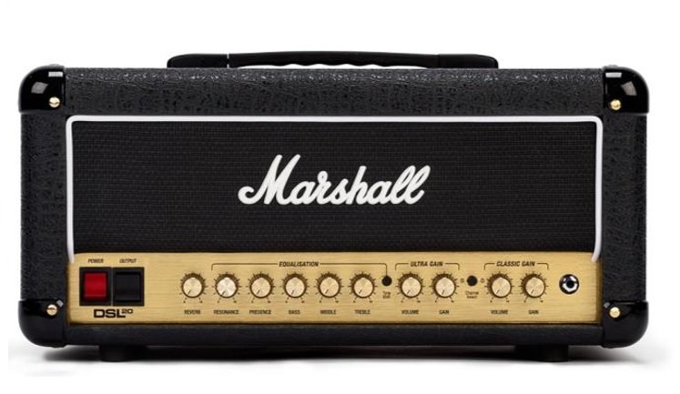 Marshall DSL20HR Amplifier Head 20 Watts -  M-DSL20HR-U