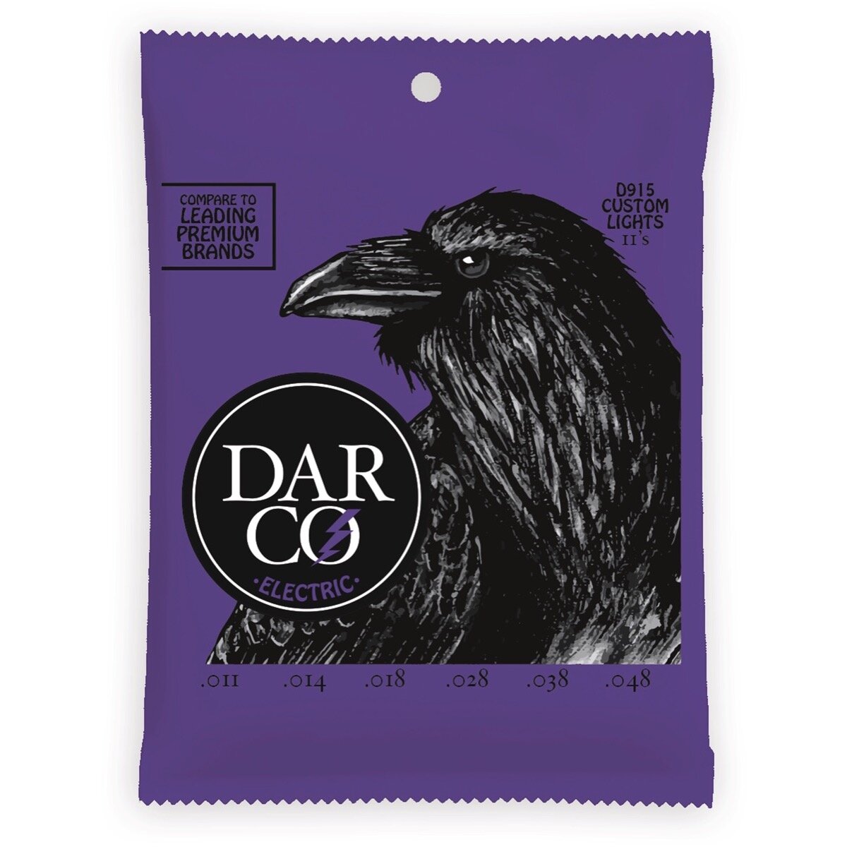 Darco D915 Electric Guitar Strings Custom Light