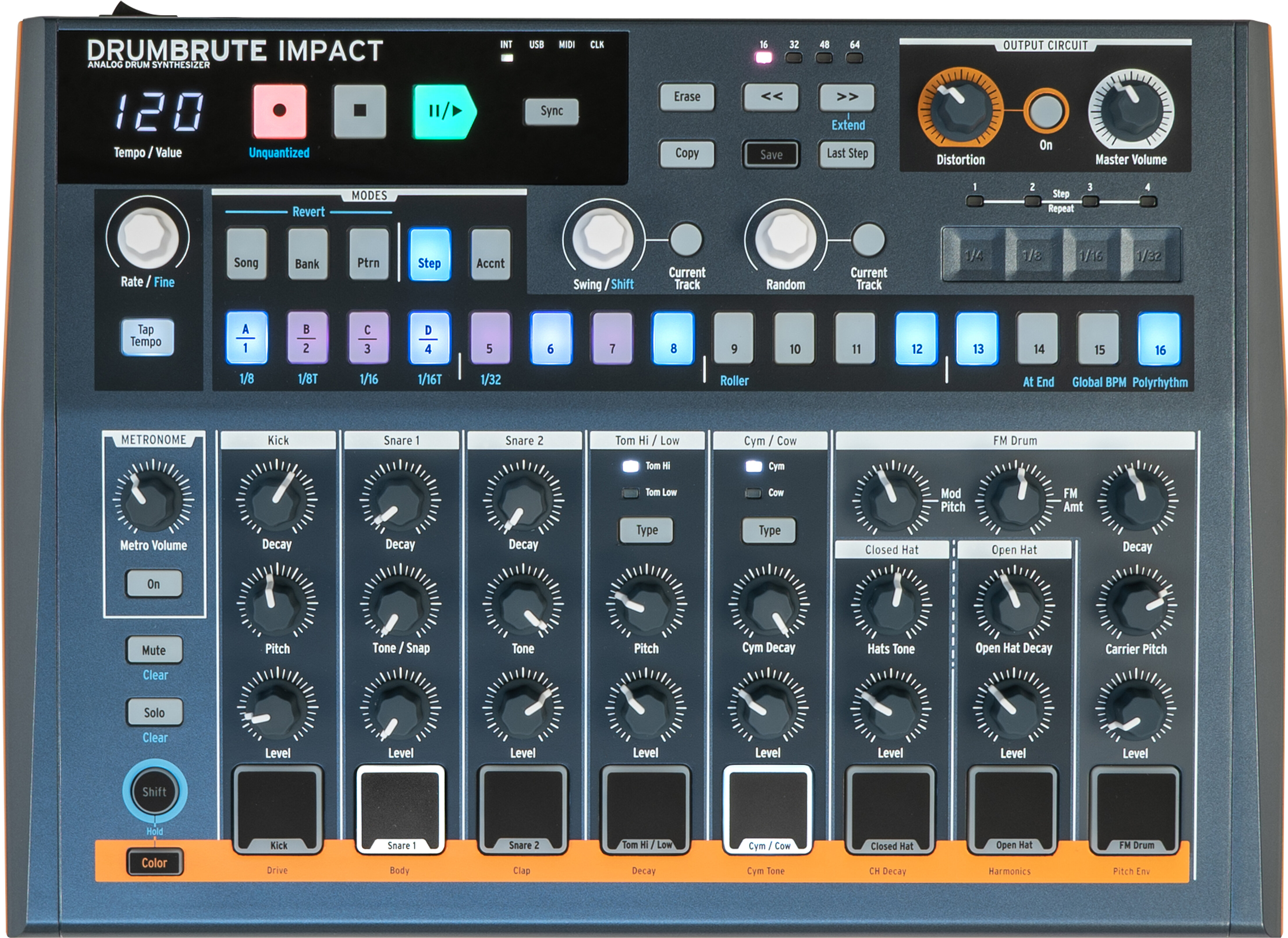 Arturia DrumBrute IMPACT Drum Machine