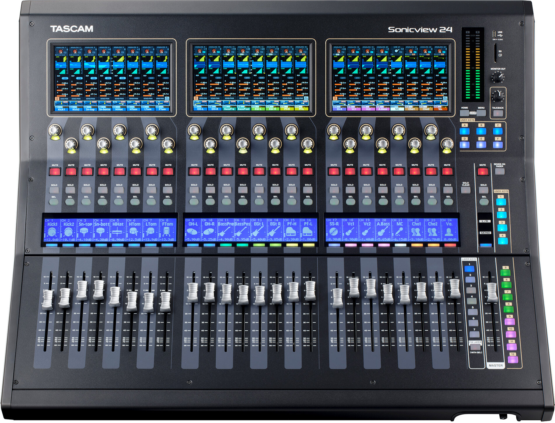 Tascam SONICVIEW 24XP 32 Channel Digital Mixer -  TAS SONICVIEW24XP