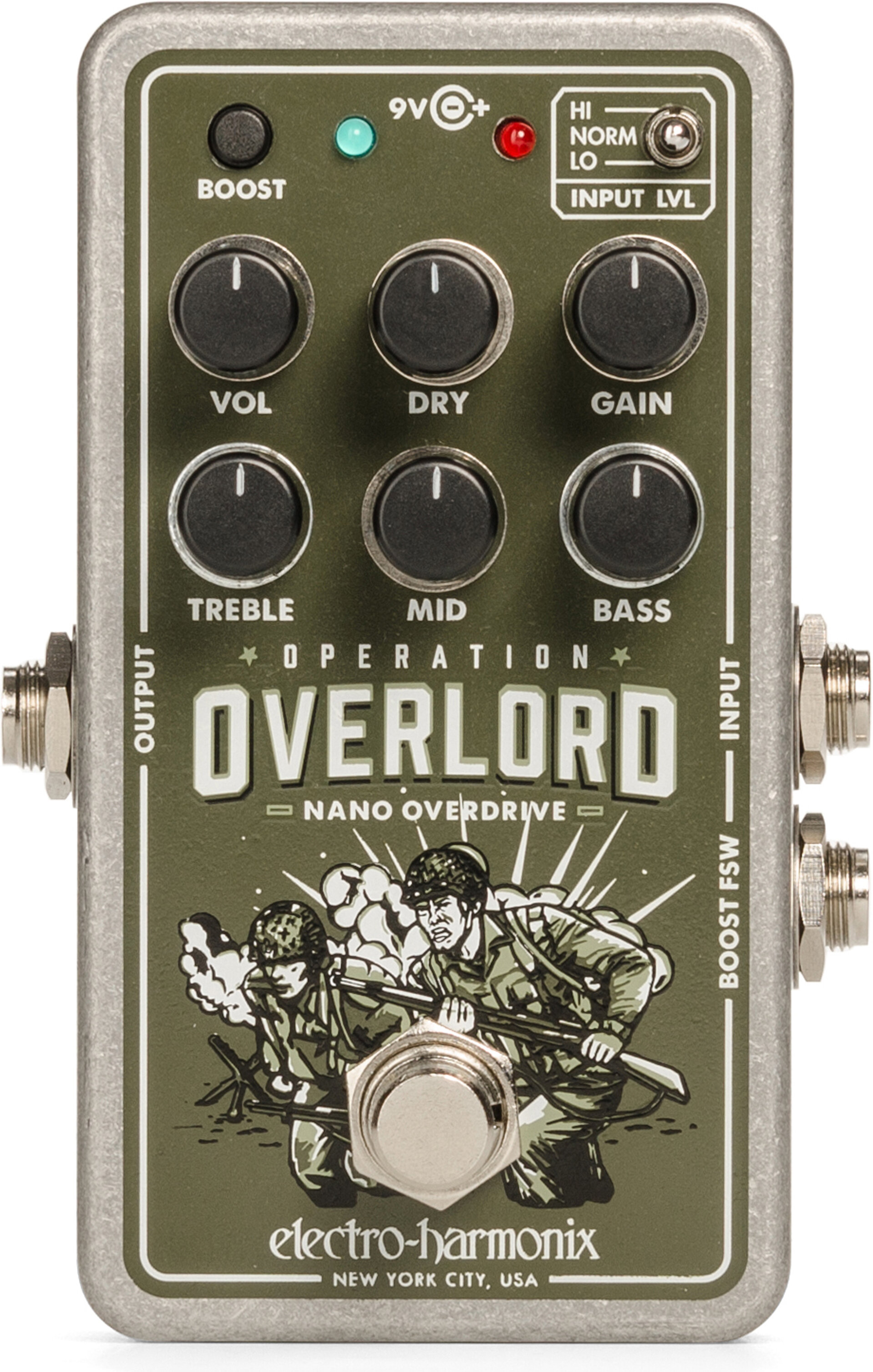 Electro Harmonix Nano Operation Overlord OD Dist -  Electro-Harmonix, NANO OVERLORD