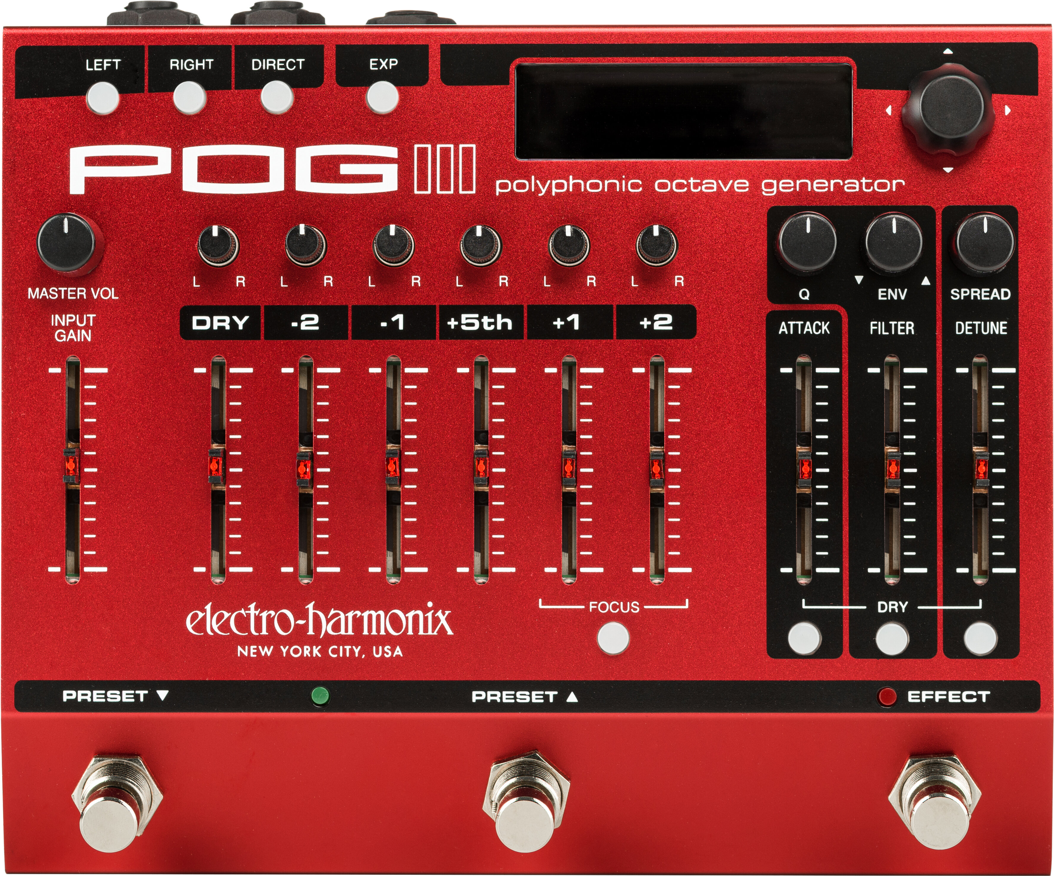 Electro Harmonix POG3 Polyphonic Octave Generator -  Electro-Harmonix