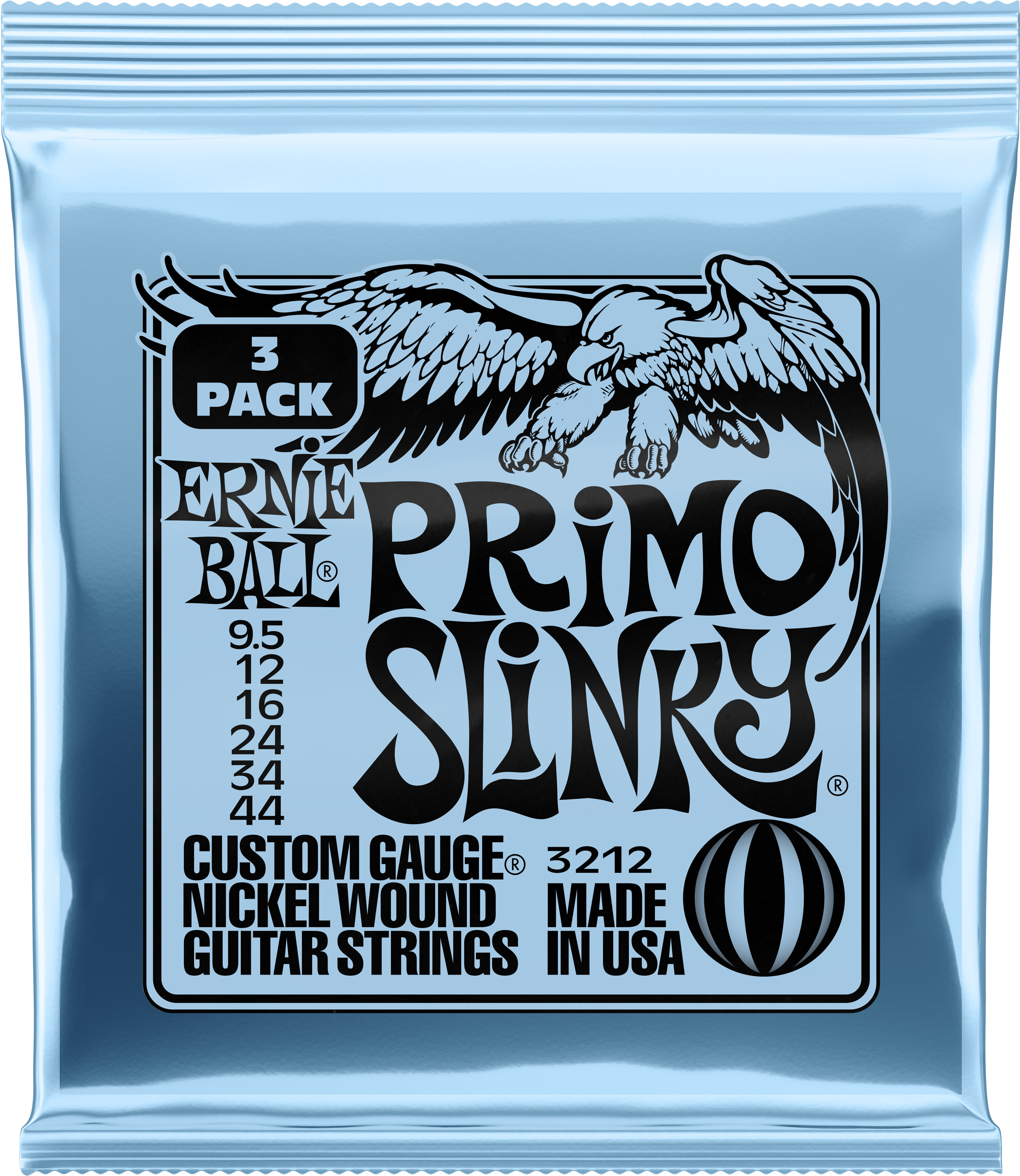 Primo Slinky Strings 3 Pack - Ernie Ball P03212