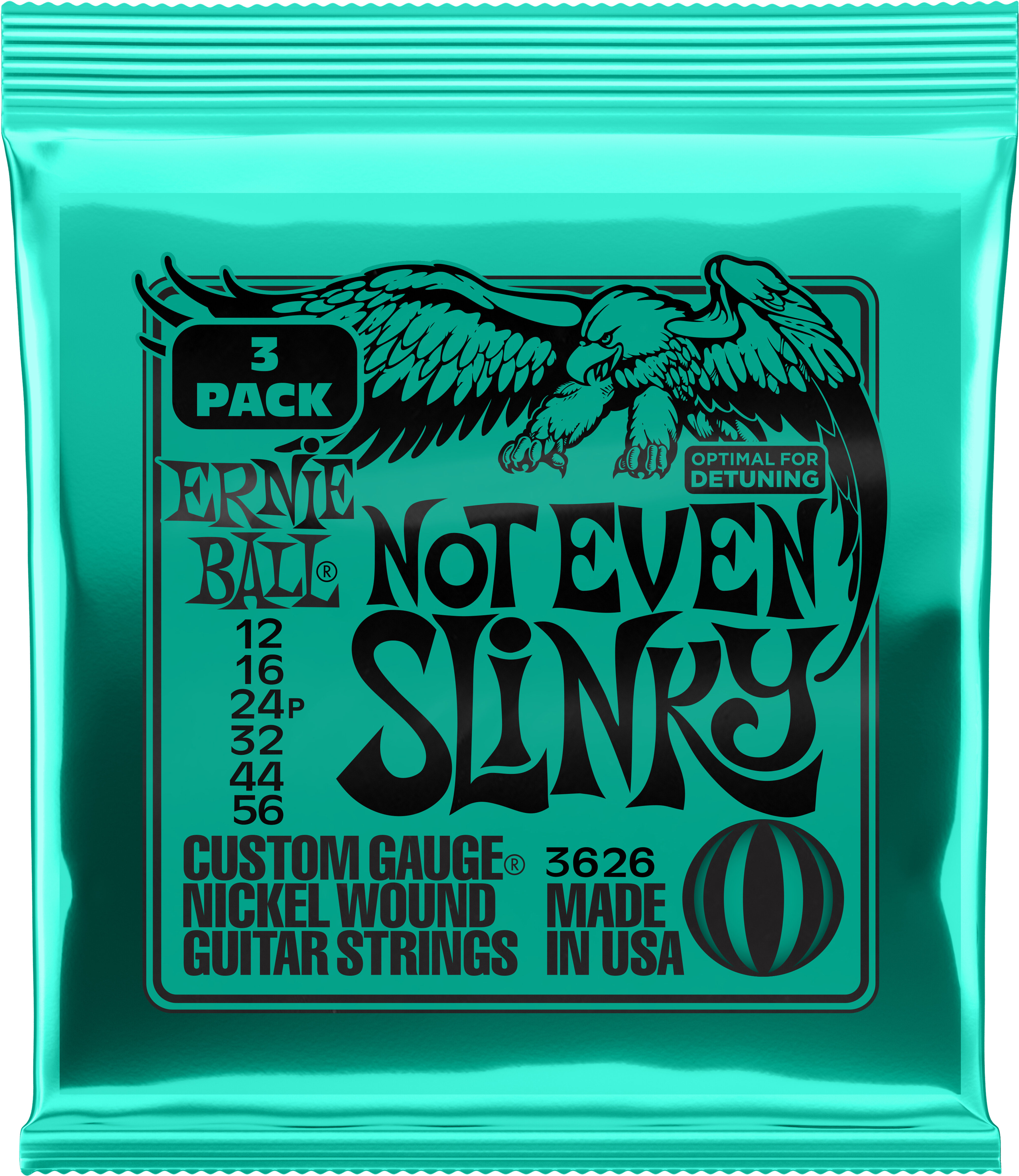 Not Even Slinky Strings 3 Pack - Ernie Ball P03626