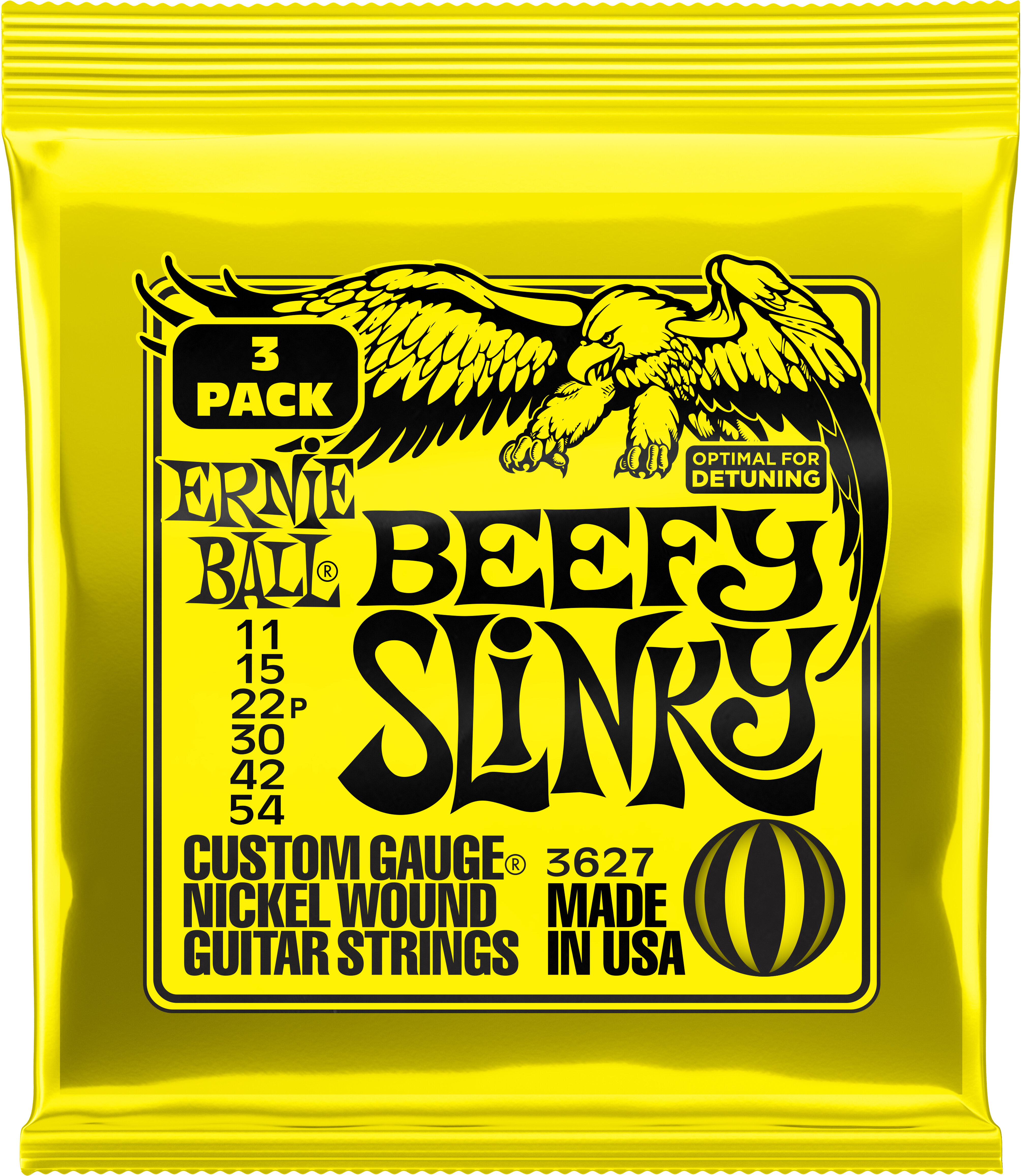 Beefy Slinky Strings 3 Pack - Ernie Ball P03627